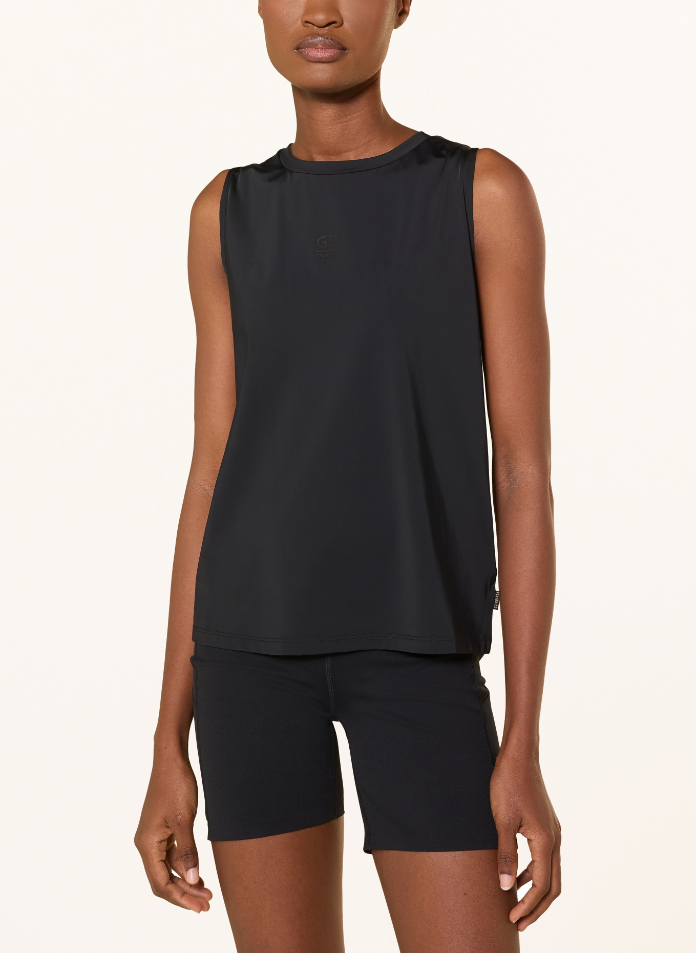 GOLDBERGH Tanktop SOLANE: ZWART