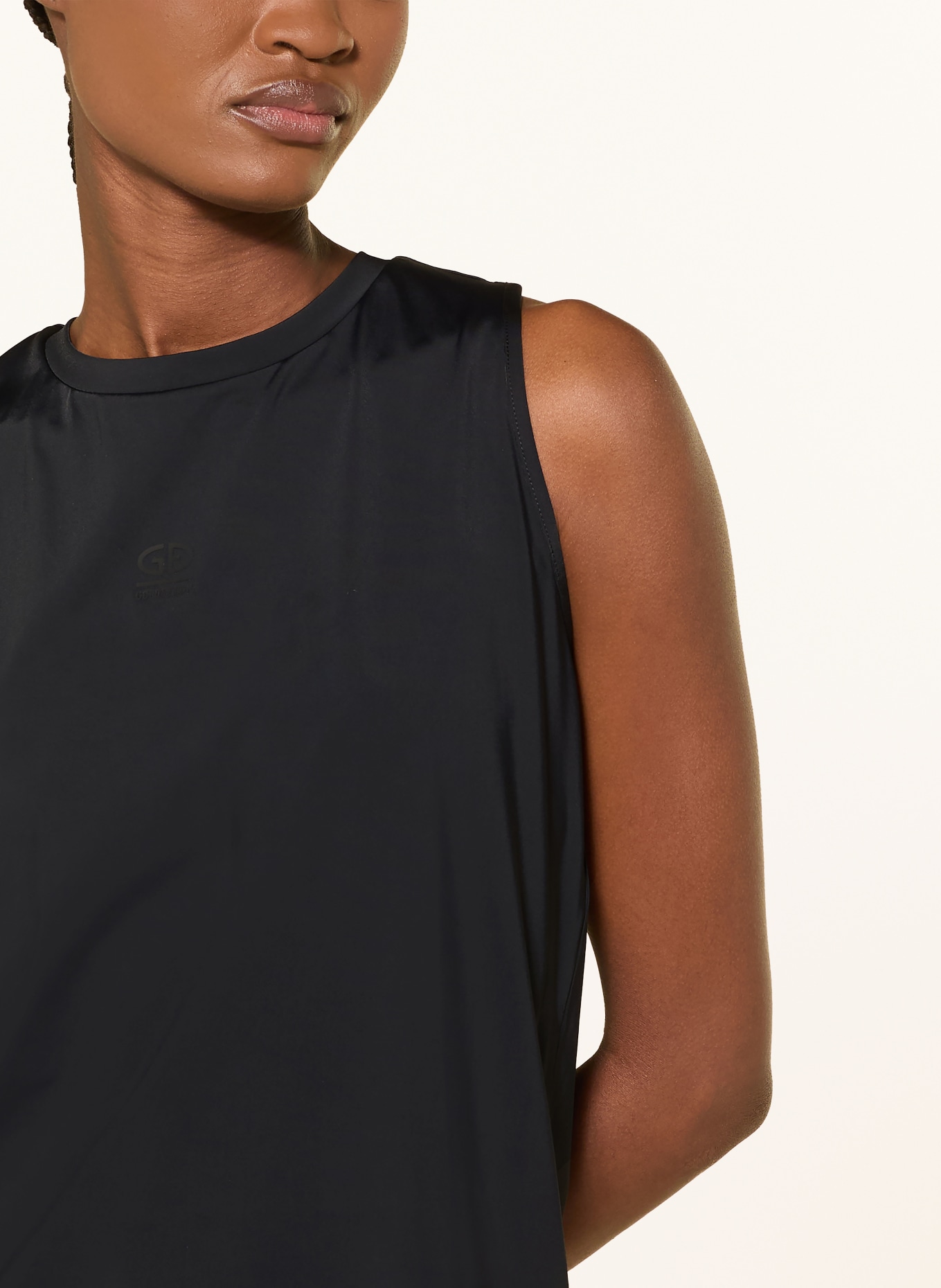 GOLDBERGH Tanktop SOLANE: ZWART