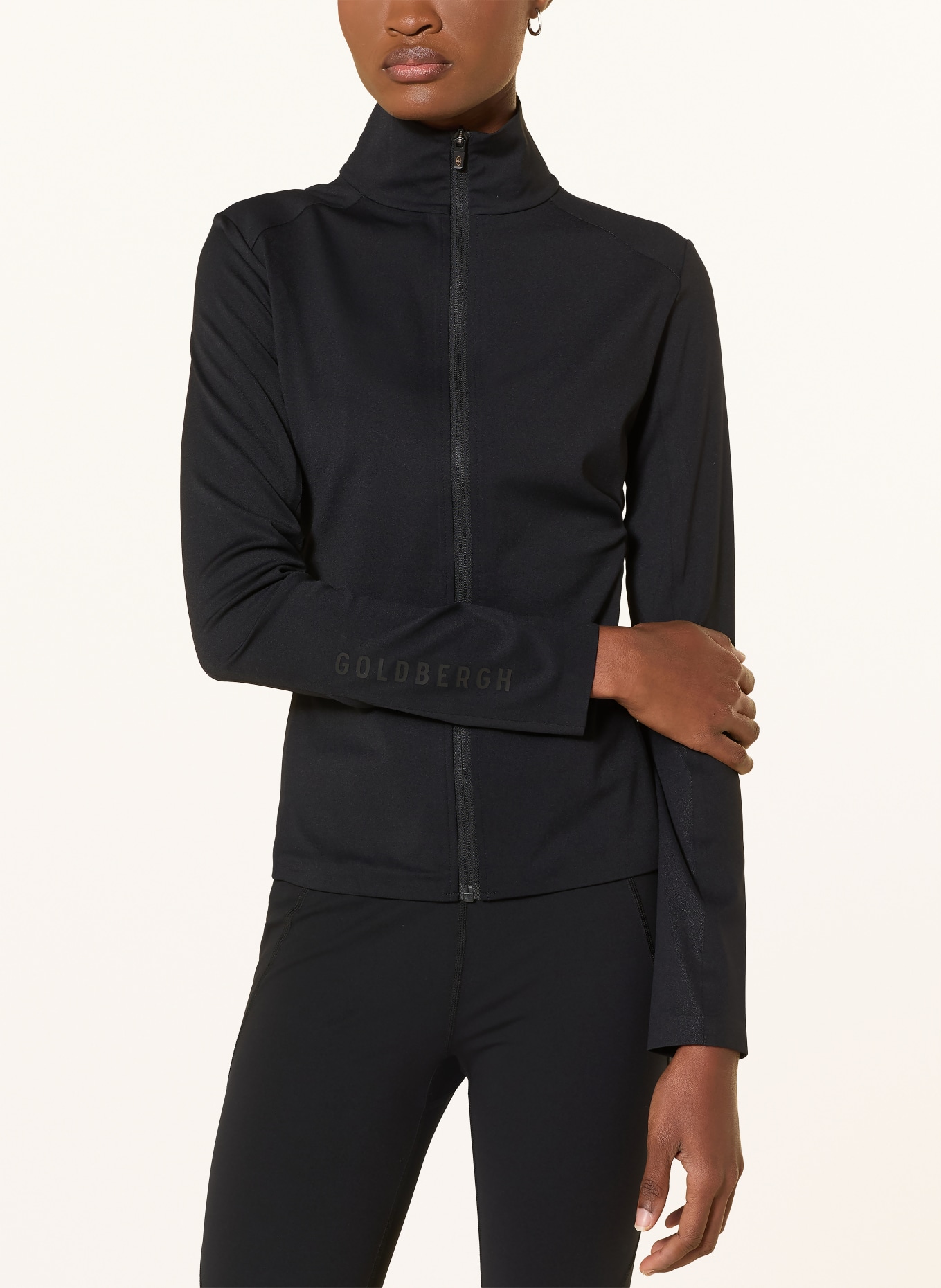 GOLDBERGH Sweatjack NOELLA: ZWART