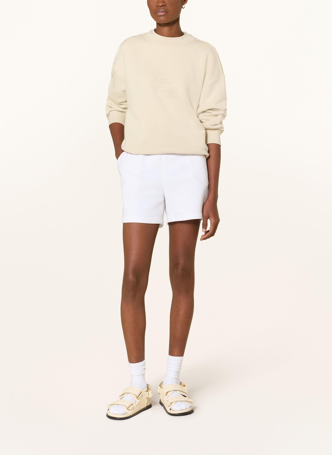 GOLDBERGH Sweatshirt RELAX: ECRU