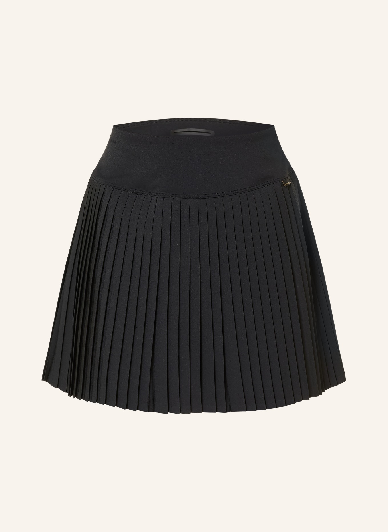 GOLDBERGH Tennisrock PLISS: SCHWARZ