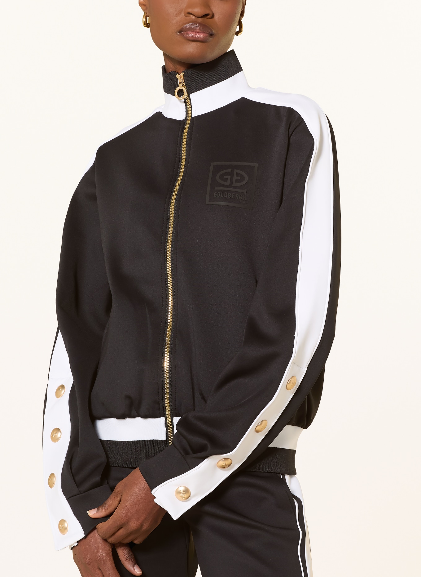 GOLDBERGH Functioneel jack MONACO: ZWART / WIT