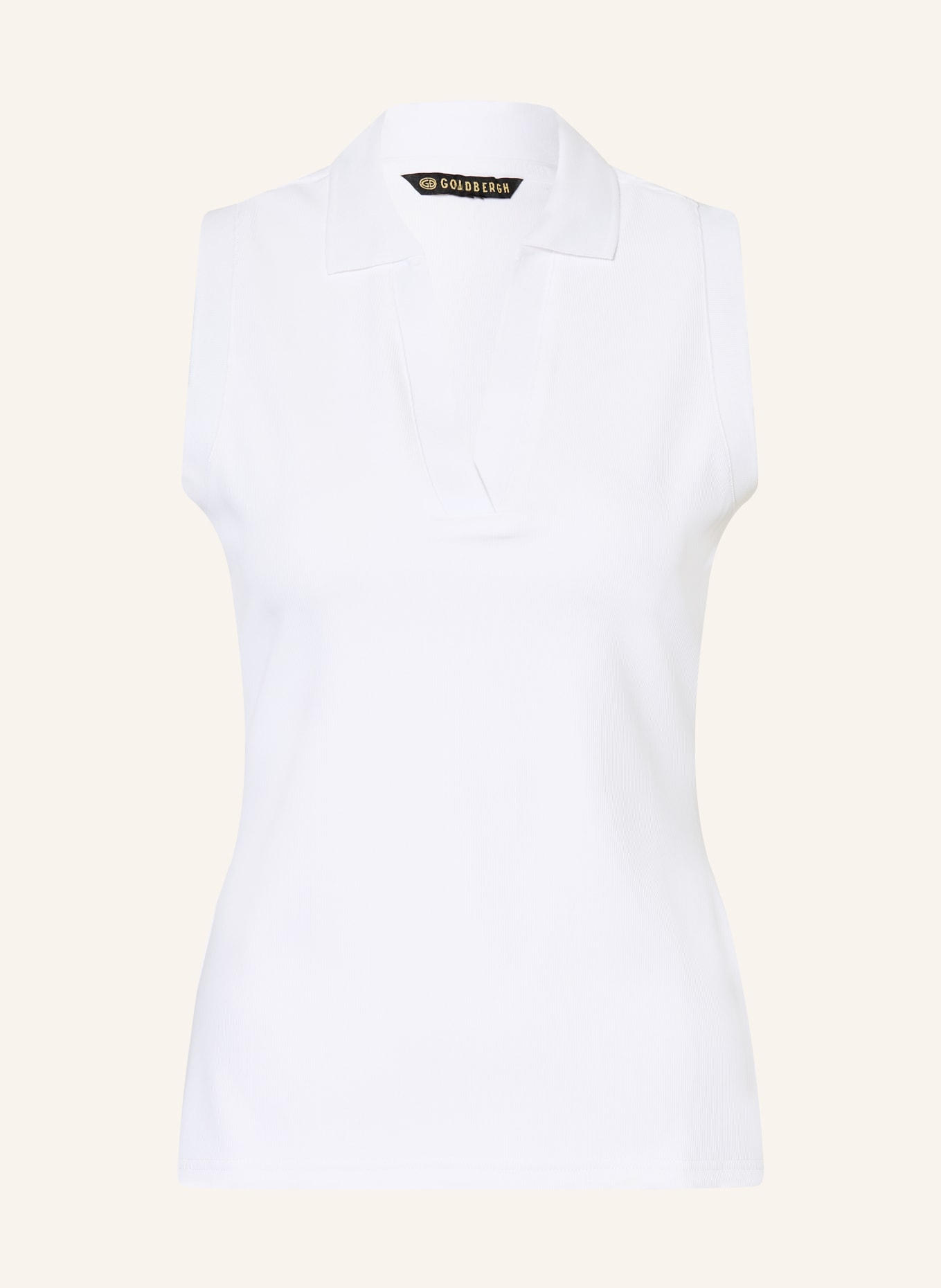 GOLDBERGH Functionele poloshirt CAROLINE: WIT