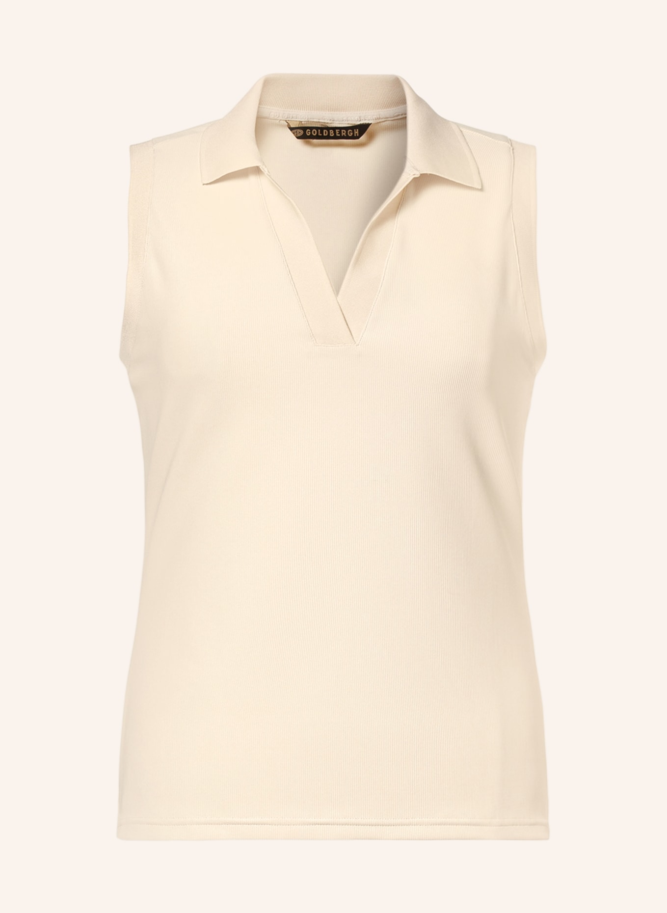 GOLDBERGH Functionele poloshirt CAROLINE: LICHTBRUIN