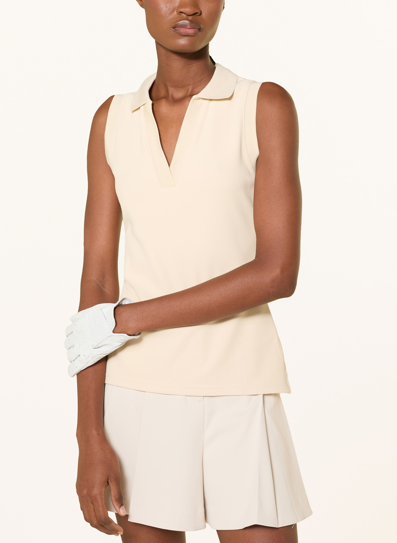 GOLDBERGH Functionele poloshirt CAROLINE: LICHTBRUIN