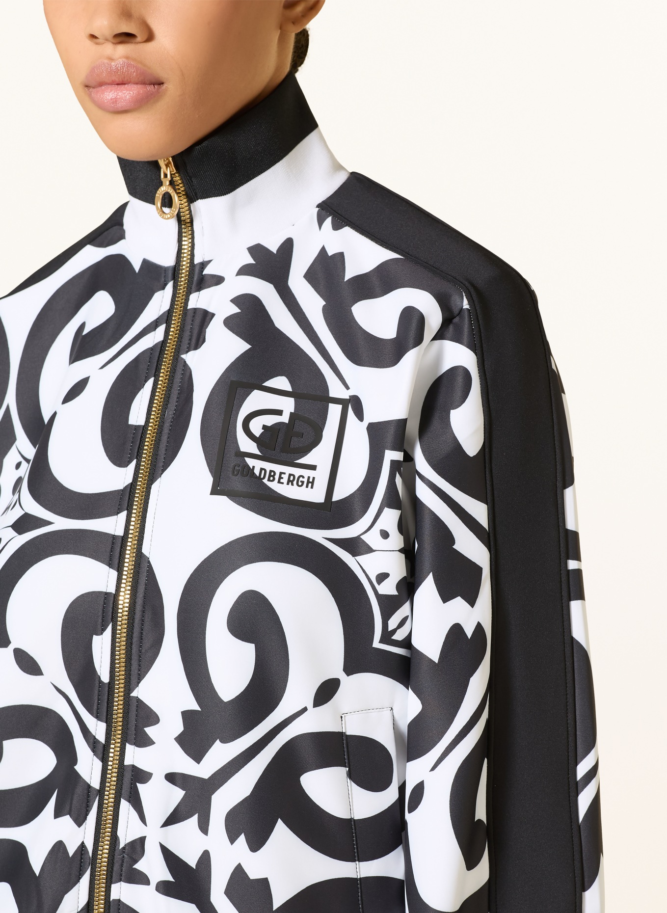 GOLDBERGH Functioneel jack SOLARA: ZWART / WIT