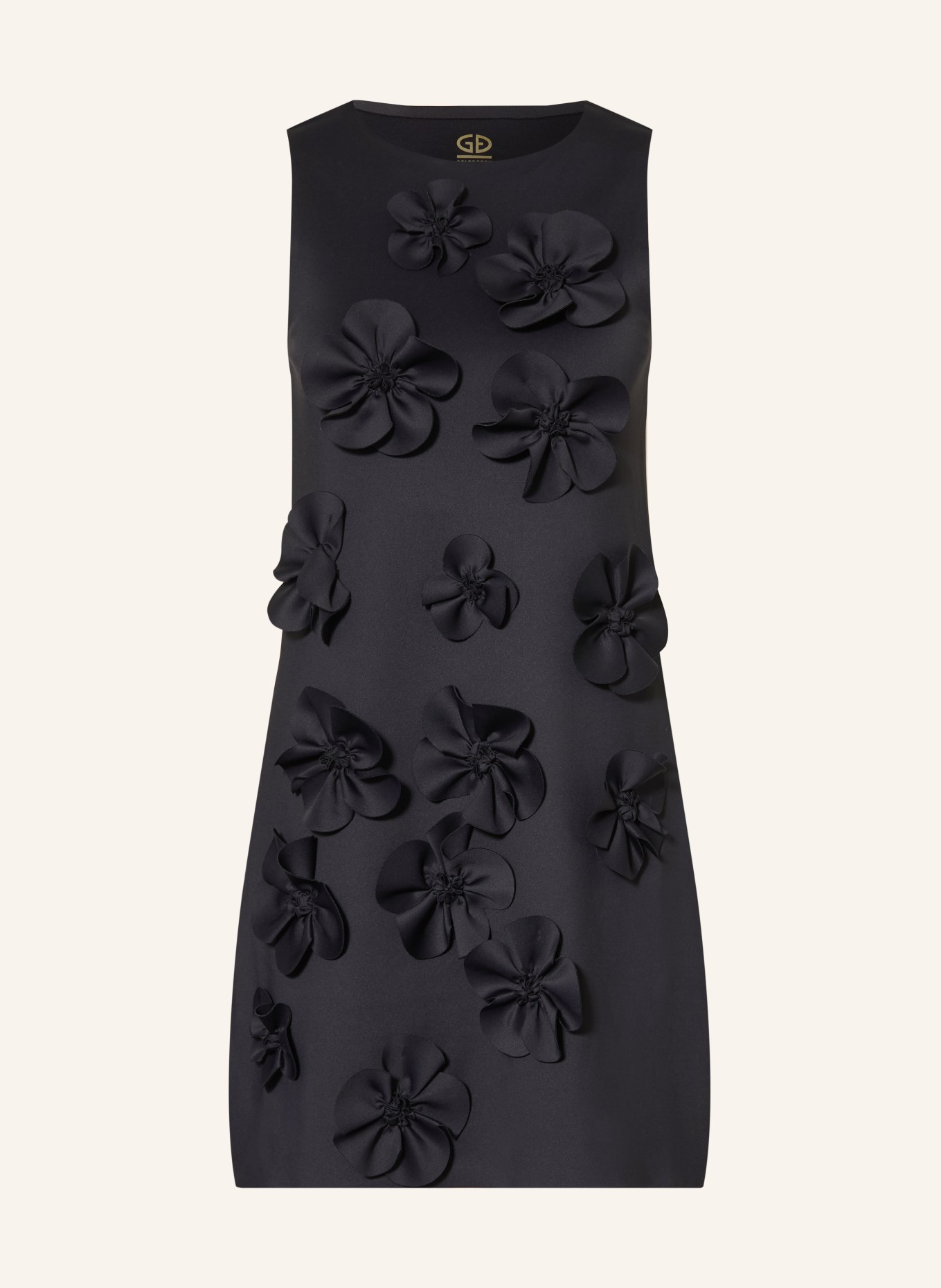 GOLDBERGH Tennisjurk FLOREN: ZWART