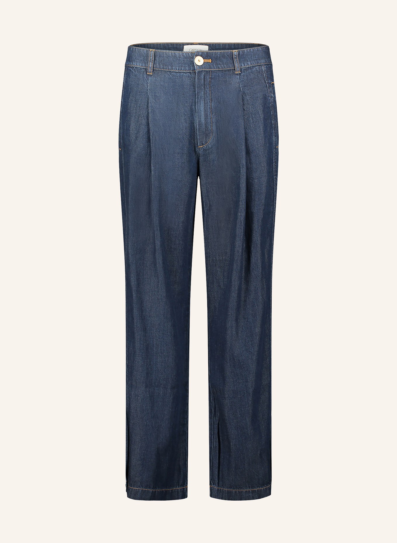 CARTOON Pantalon chino aspect jean: BLEU FONCÉ