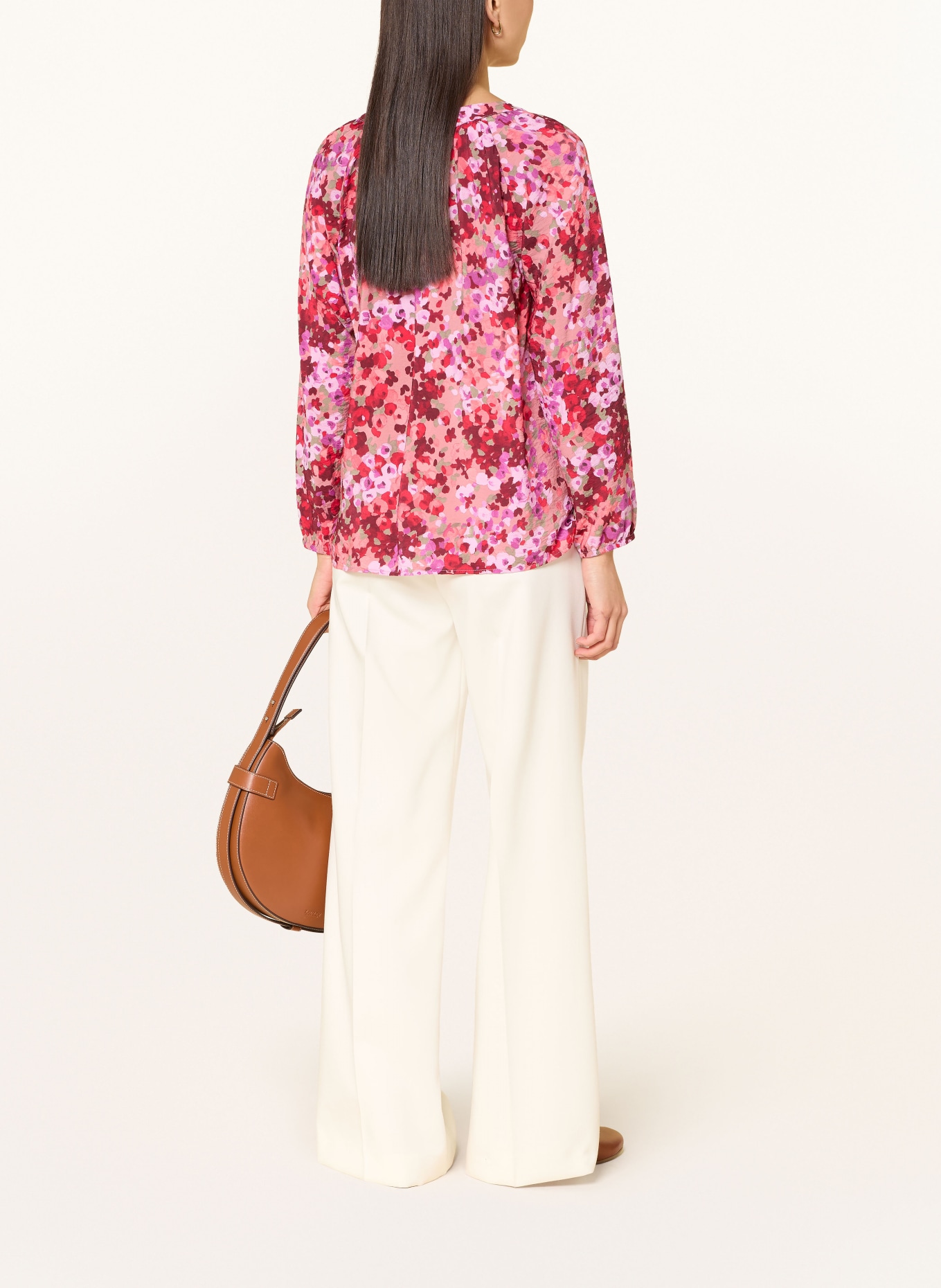 CARTOON Blusenshirt: ROT / LILA / ORANGE