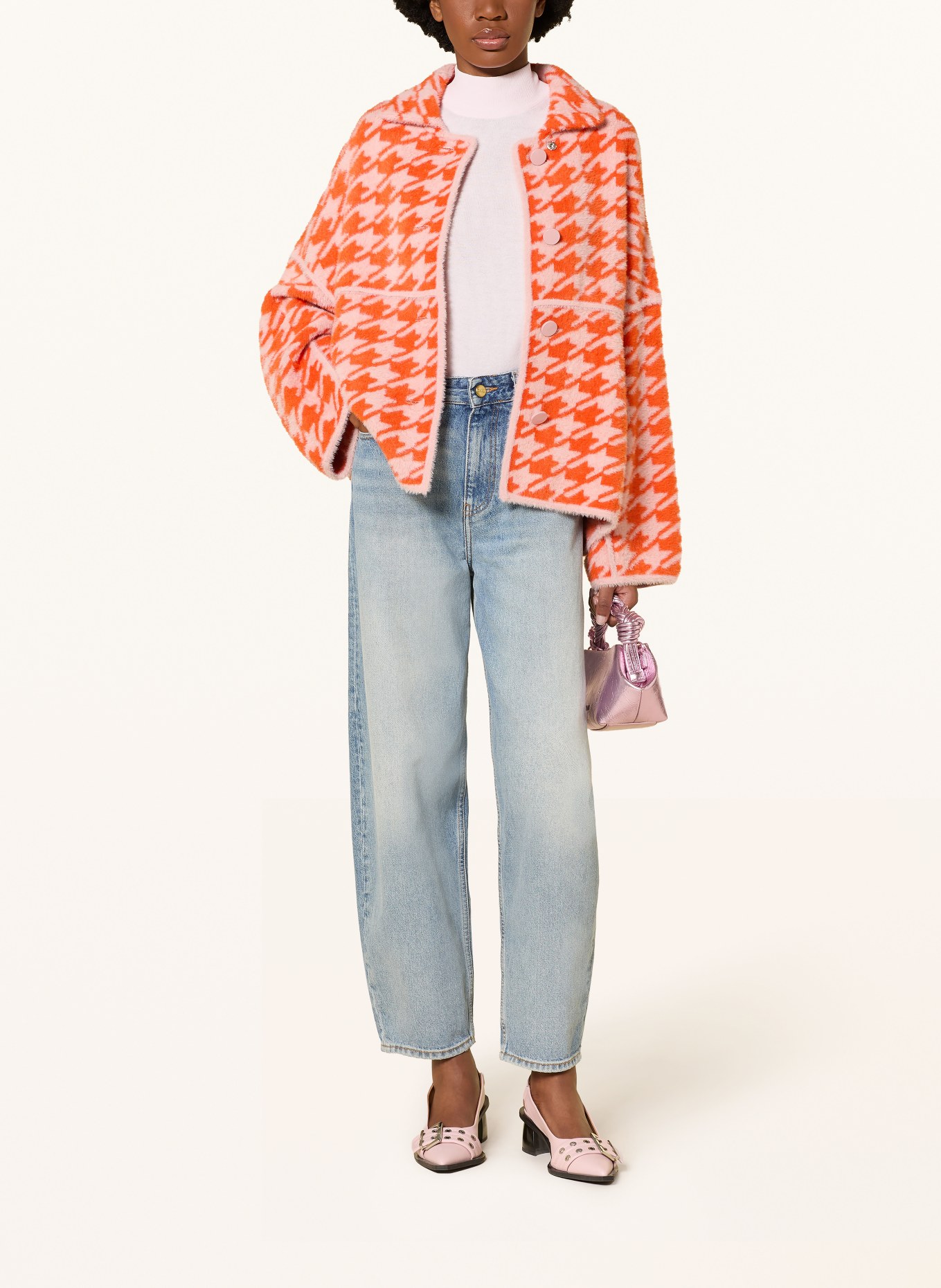 ESSENTIEL ANTWERP Kastenjacke JOKING: ORANGE / ROSÉ