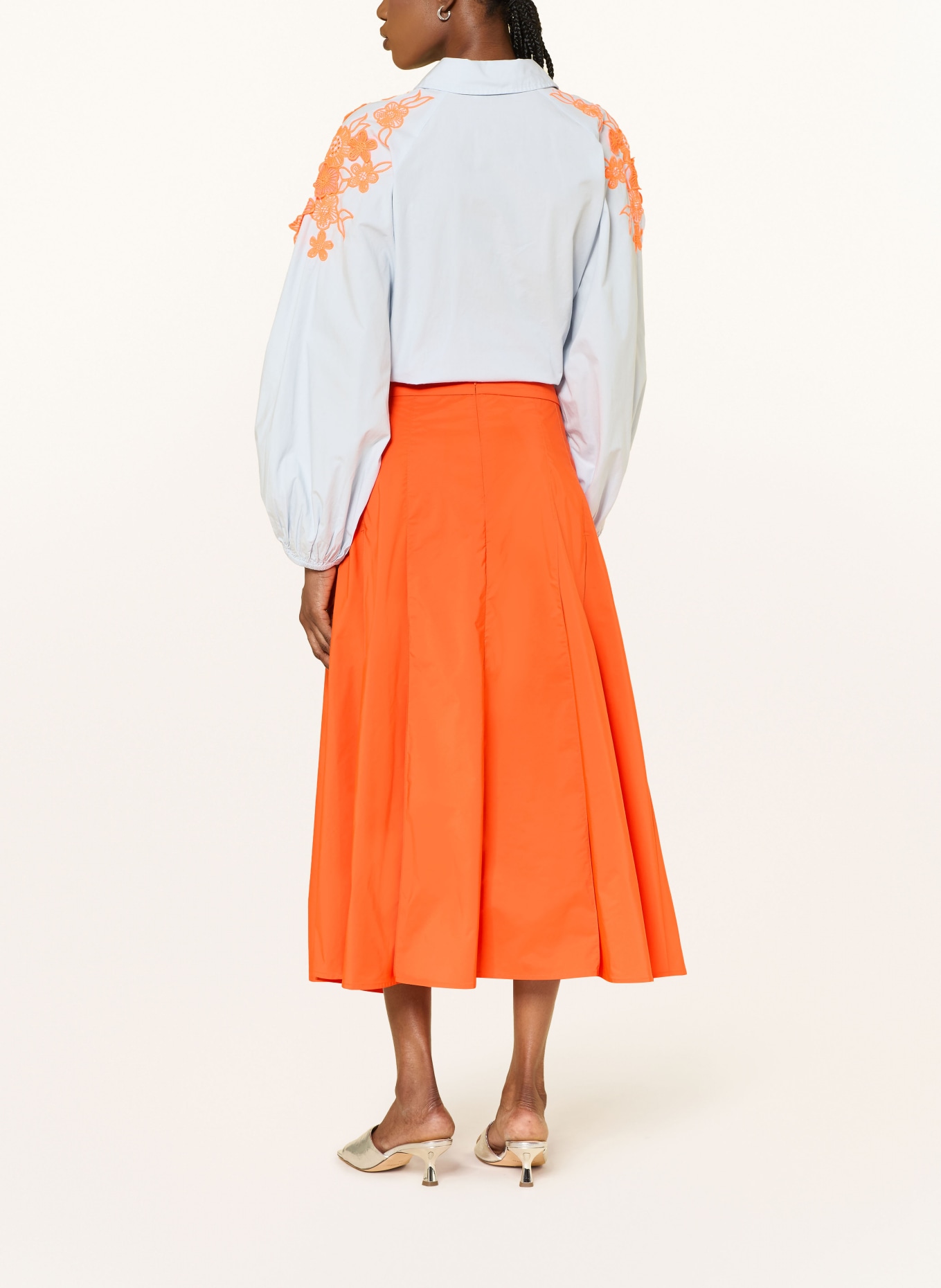 ESSENTIEL ANTWERP Rock JAELYN: ORANJE