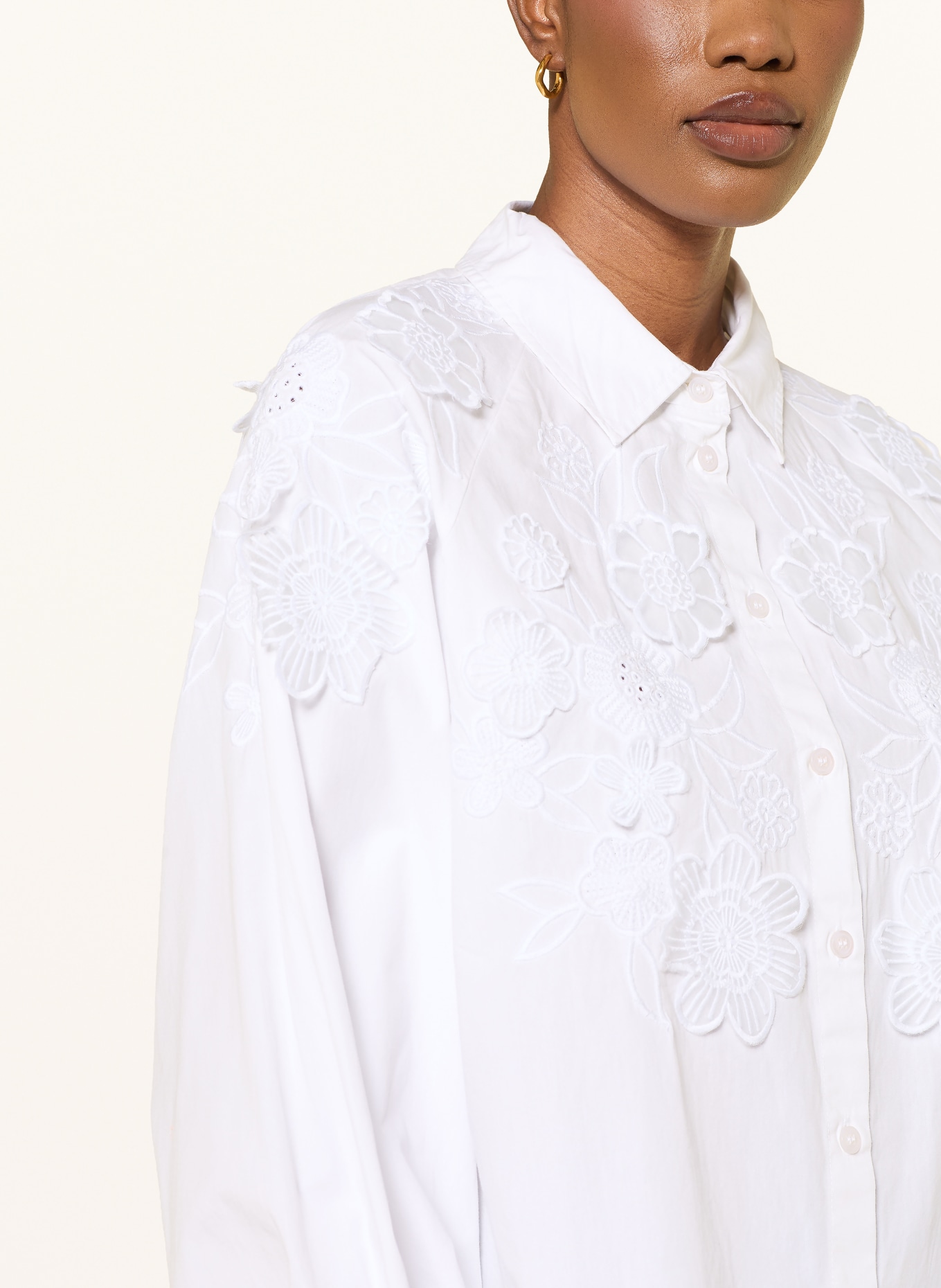 ESSENTIEL ANTWERP Hemdbluse JOELLA: WEISS