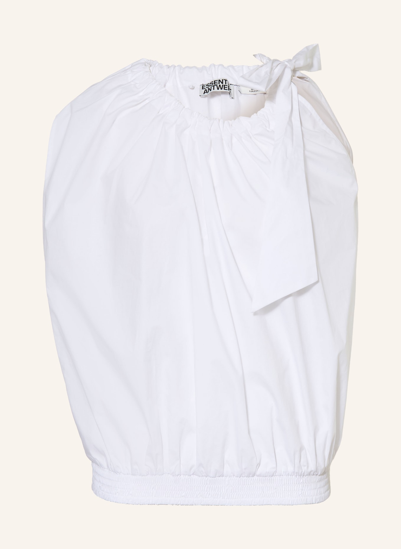 ESSENTIEL ANTWERP Top asymétrique JAYLAH: BLANC