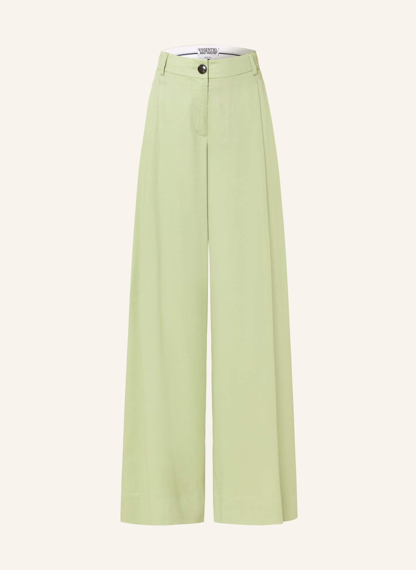 ESSENTIEL ANTWERP Pantalon Marlene JUSTICIA: VERT CLAIR