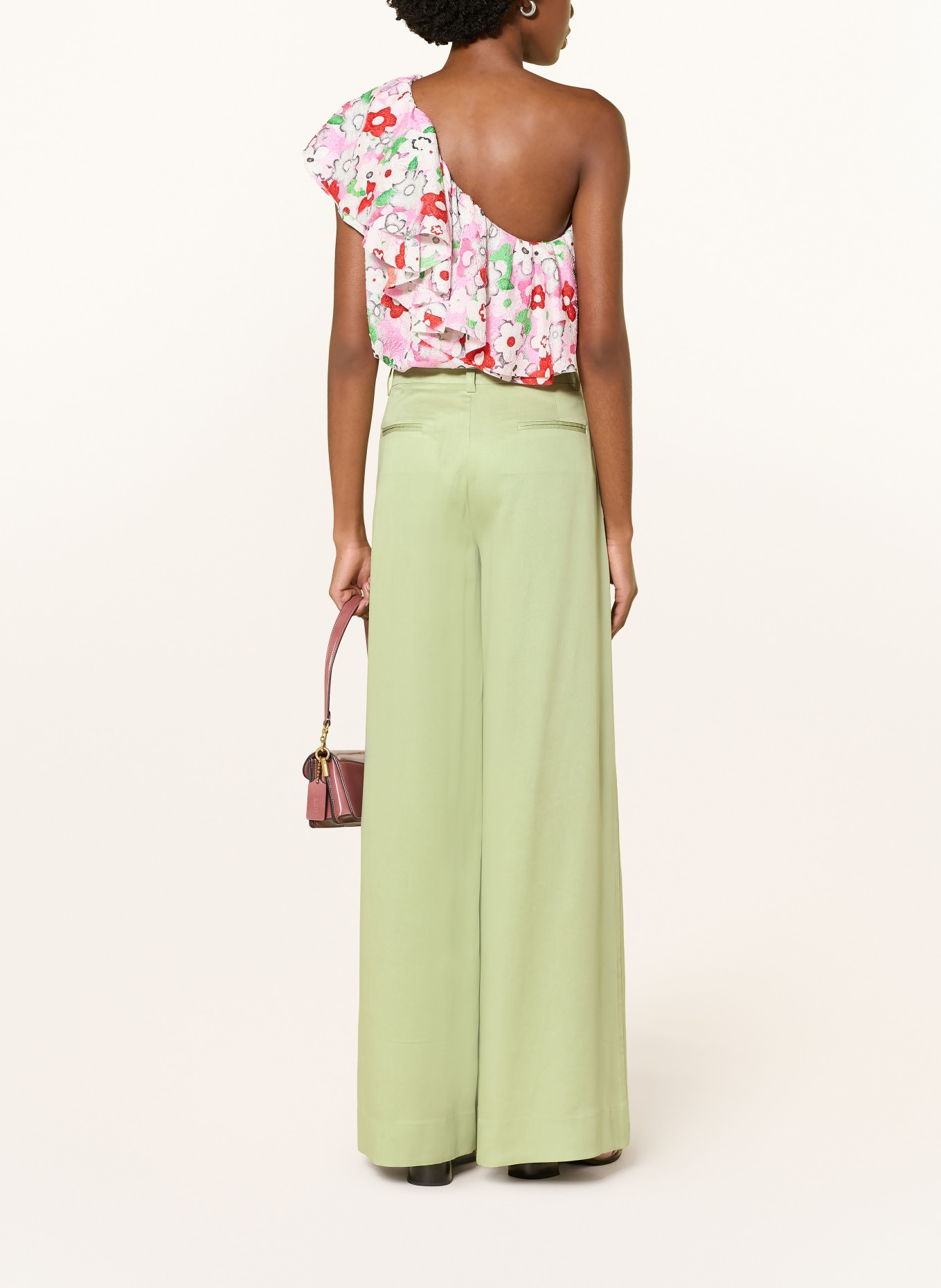 ESSENTIEL ANTWERP Pantalon Marlene JUSTICIA: VERT CLAIR