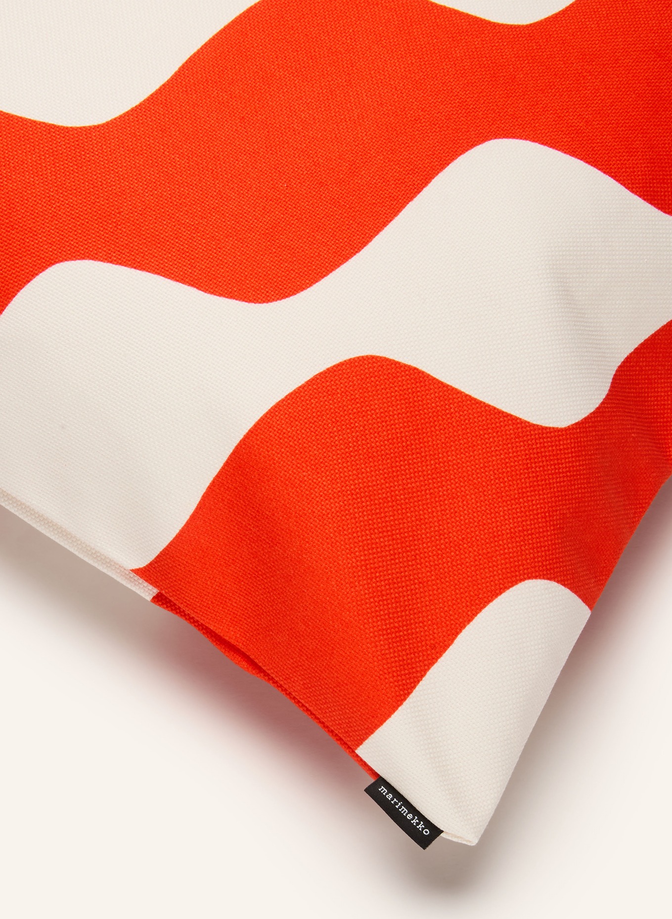 marimekko Decorative pillowcase TAIFUUNI: CREAM / RED