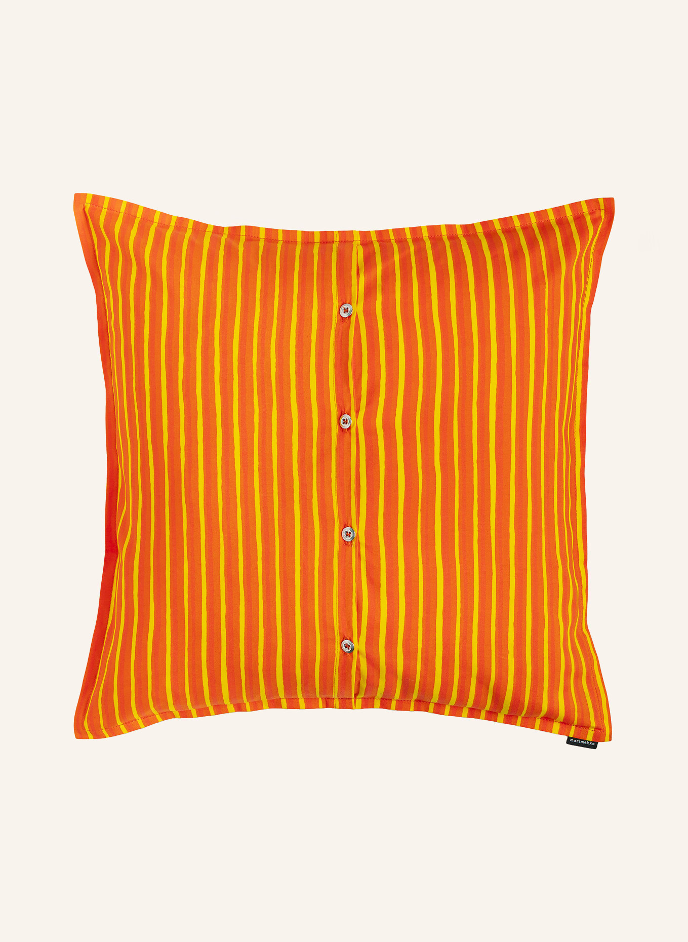 marimekko Dekokissenhülle PICCOLO: ORANGE / DUNKELGELB