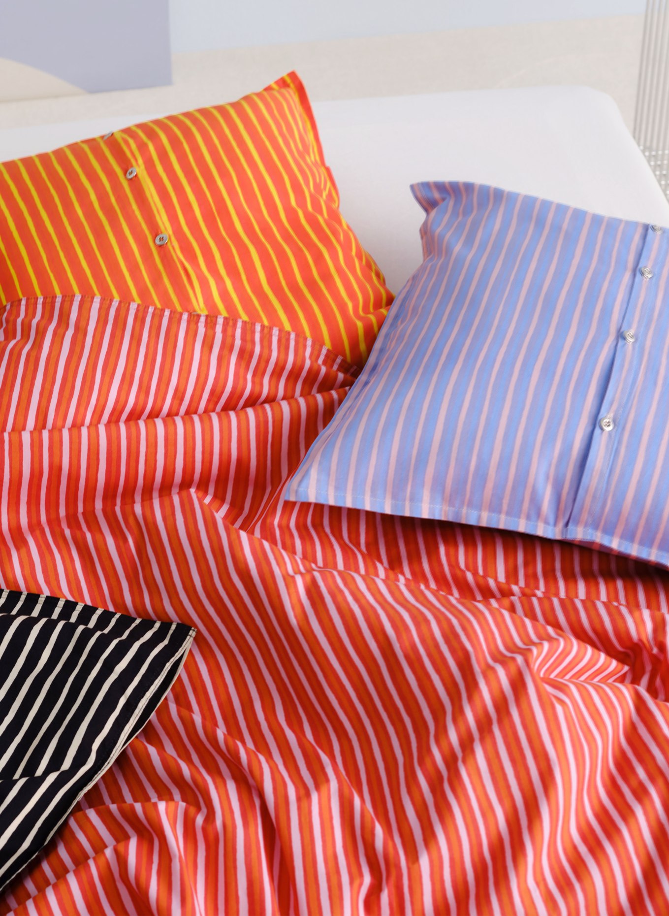 marimekko Dekokissenhülle PICCOLO: ORANGE / DUNKELGELB