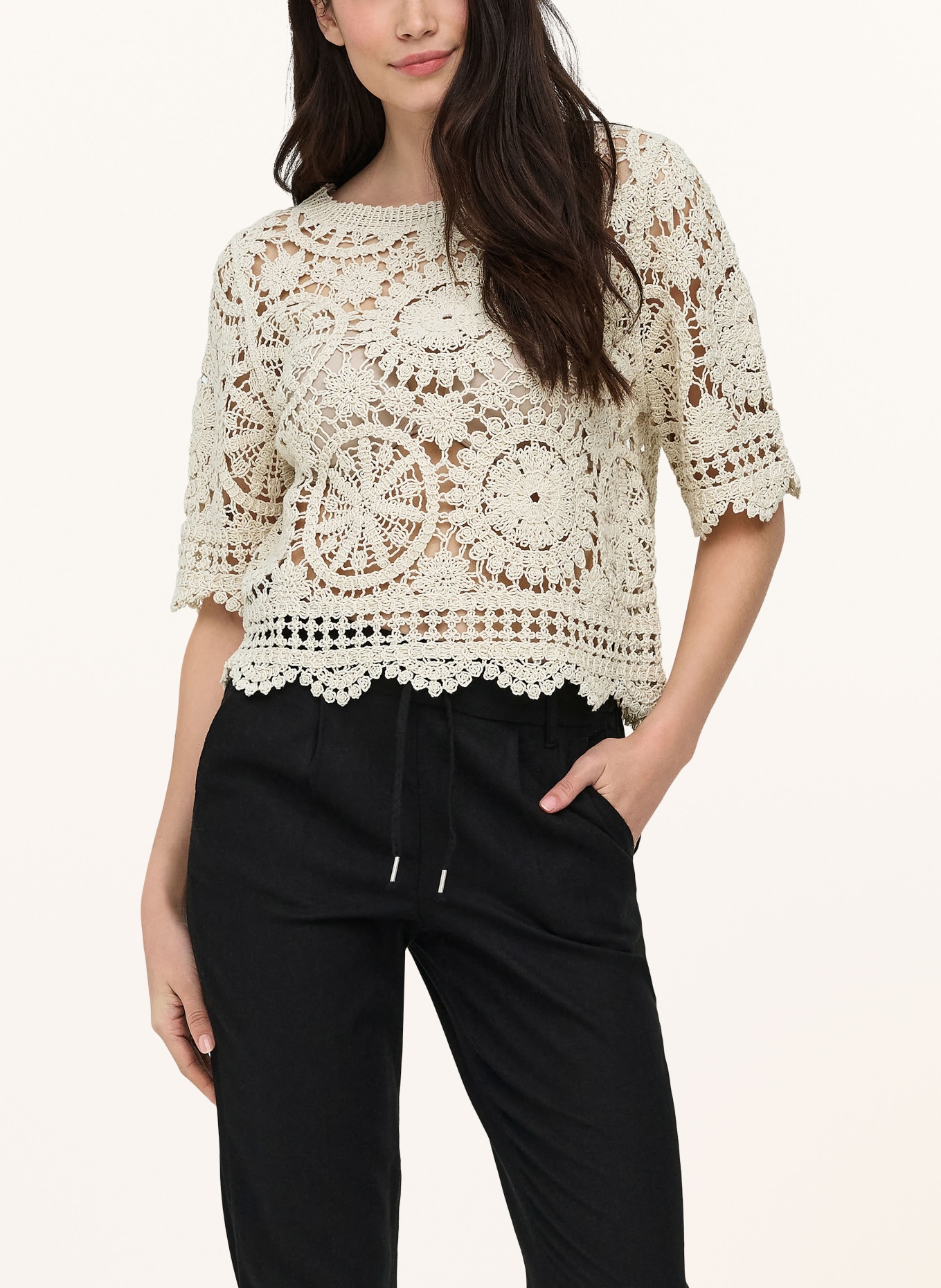 ONLY Strickshirt: ECRU