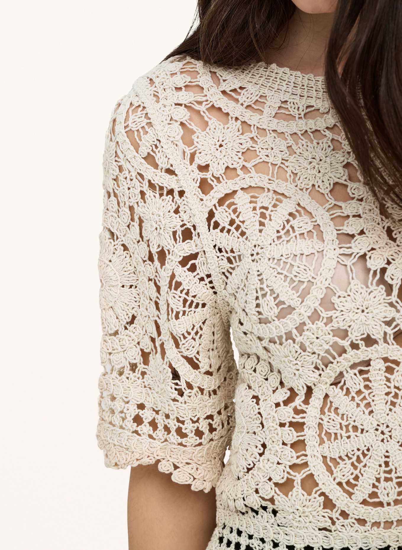 ONLY Strickshirt: ECRU