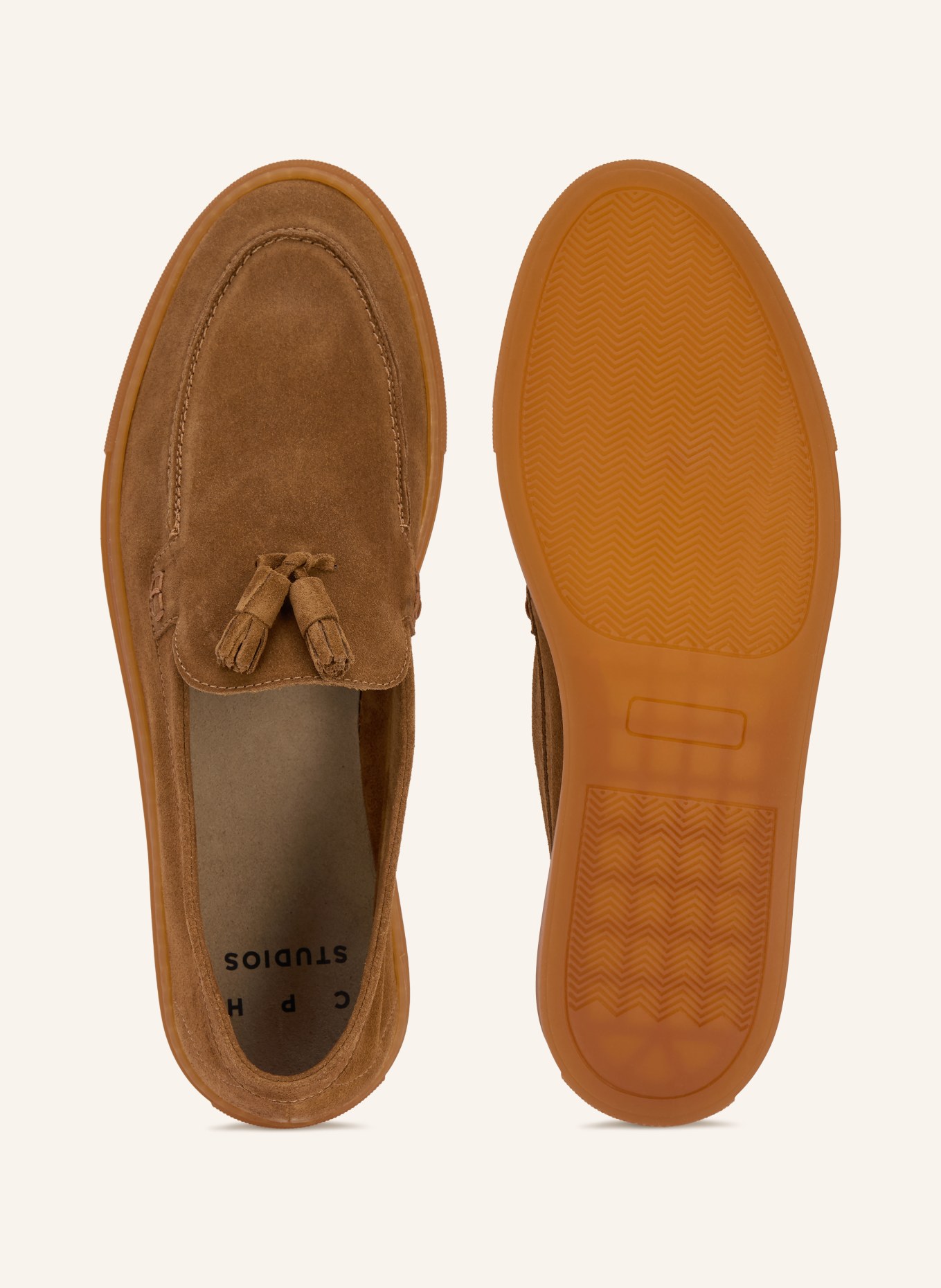 COPENHAGEN STUDIOS Loafer CPH169M: BRAUN