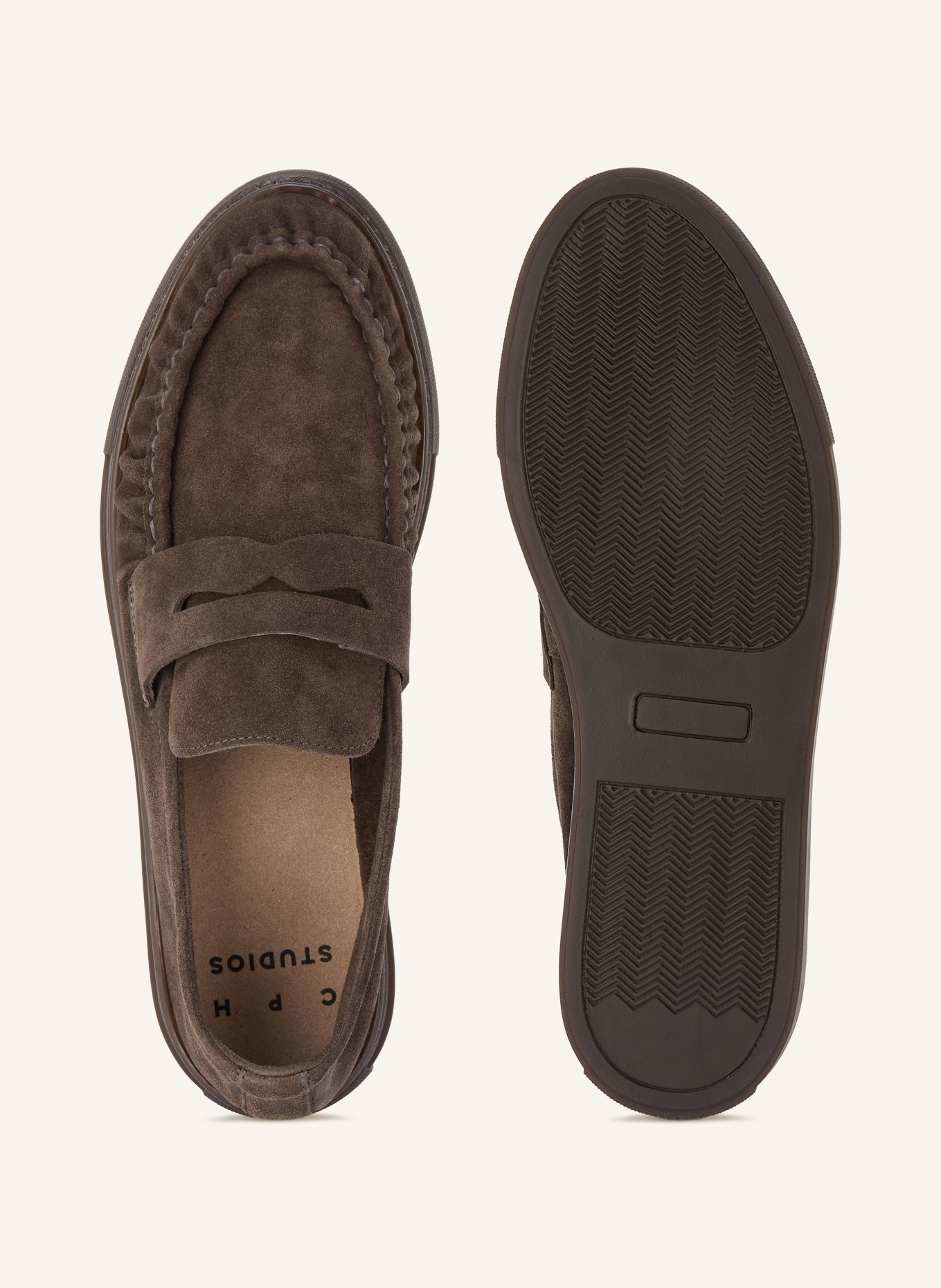 COPENHAGEN STUDIOS Penny-loafer CPH162: MARRON FONCÉ