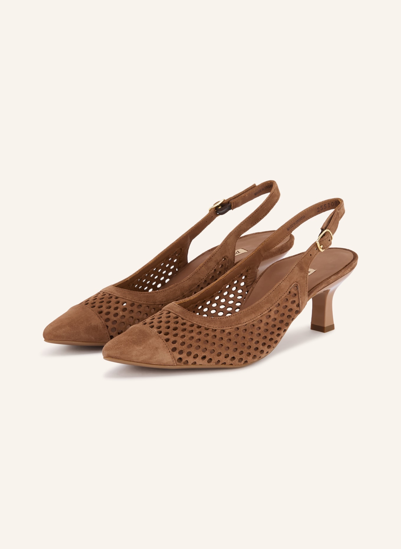 paul green slingback pumps: BROWN