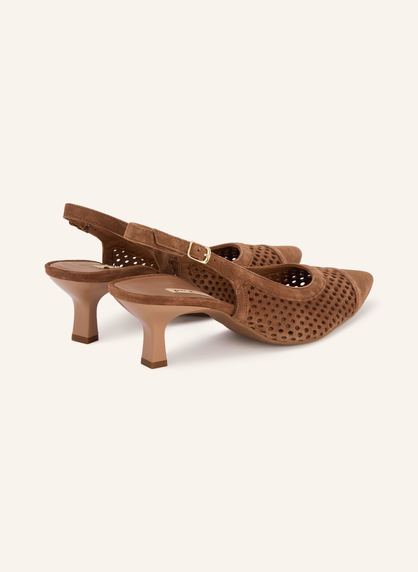 paul green slingback pumps: BROWN