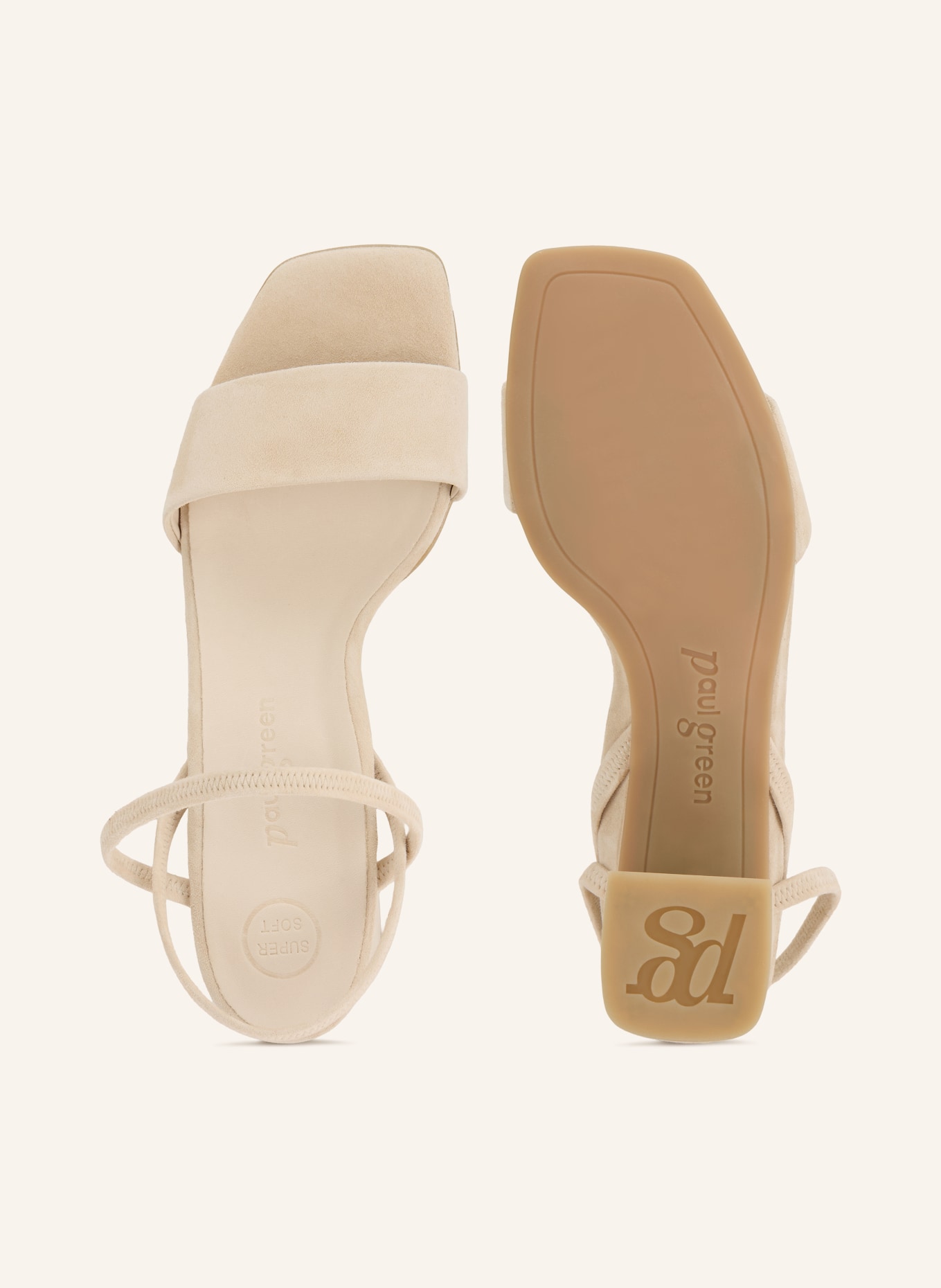 paul green Sandaletten: BEIGE