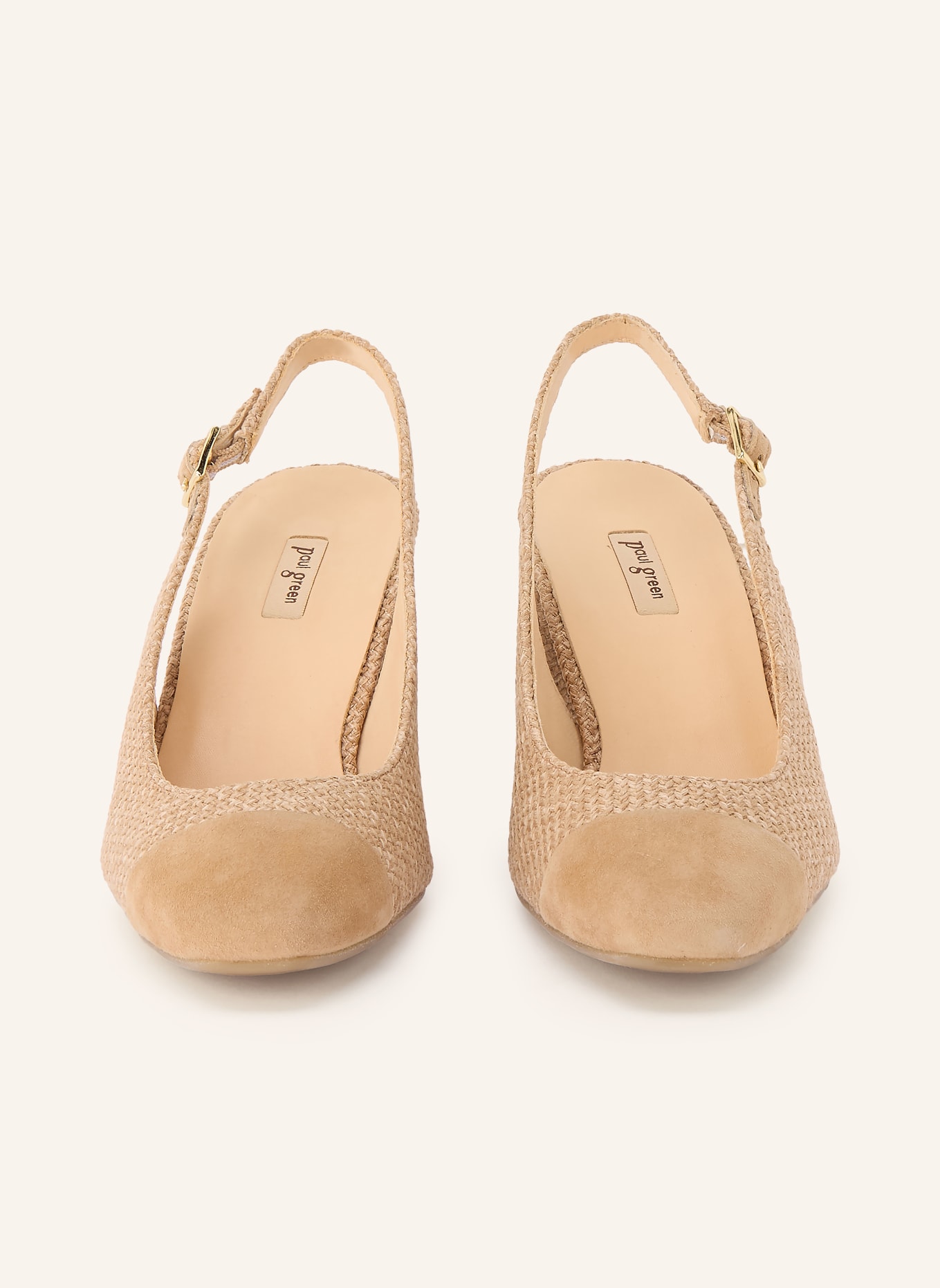 paul green Escarpins à bride: BEIGE