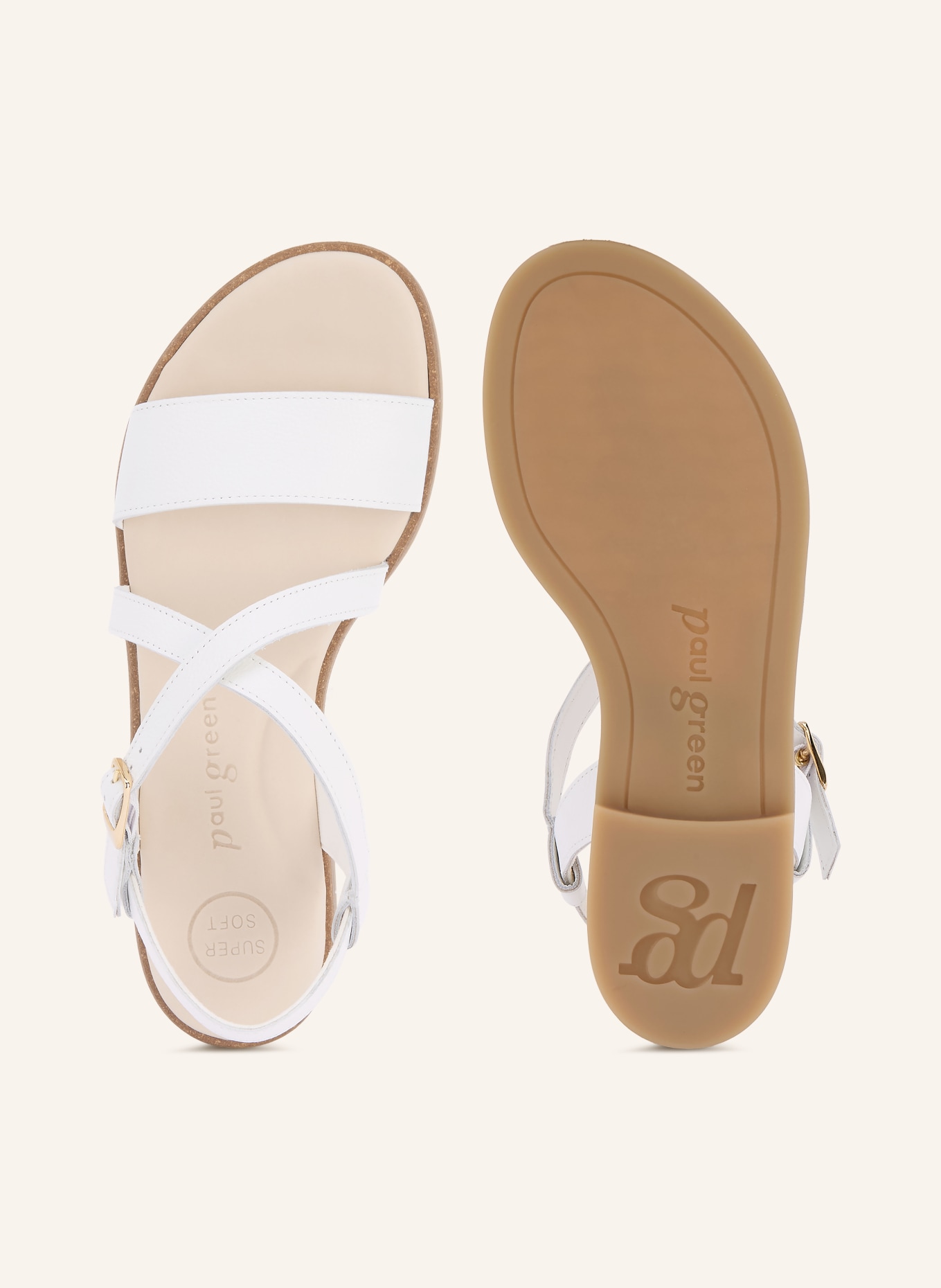 paul green sandály: BÍLÁ