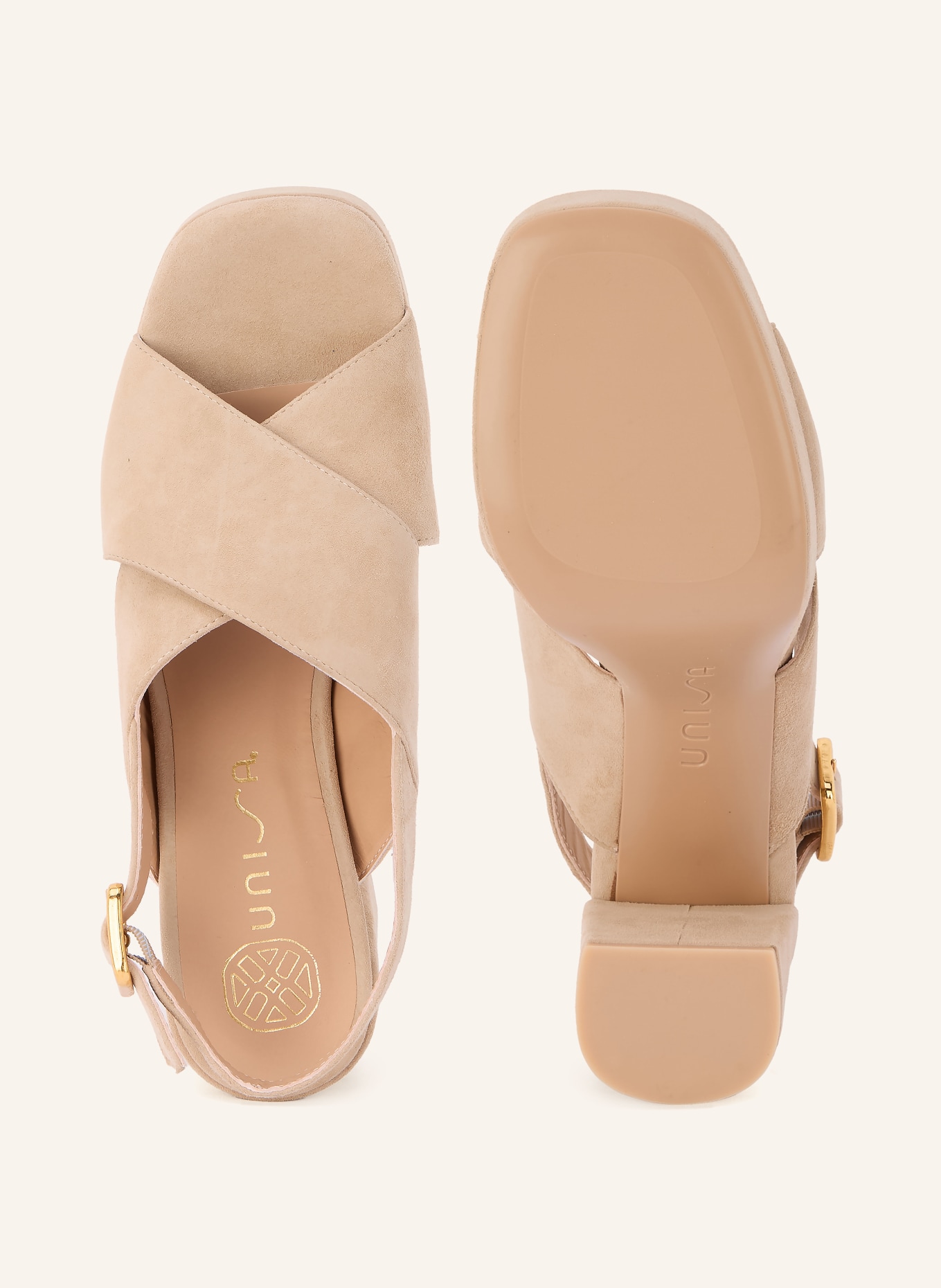 UNISA Sandaletten OCLE: BEIGE / GOLD