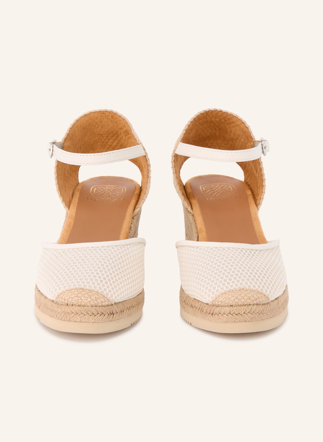 UNISA Sleehakken COREBO: ECRU / LICHTBRUIN