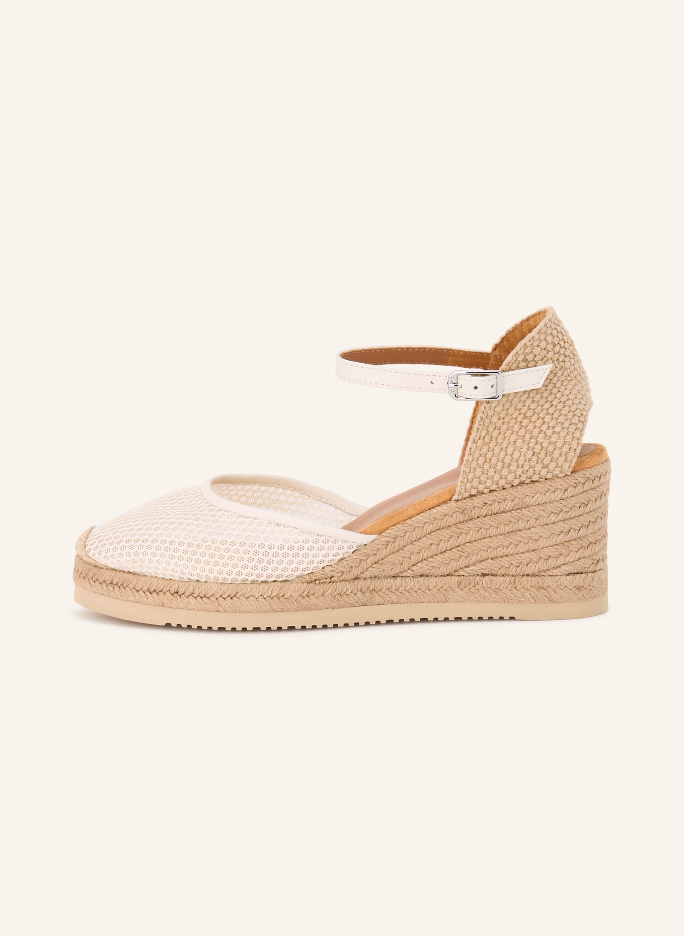 UNISA Sleehakken COREBO: ECRU / LICHTBRUIN