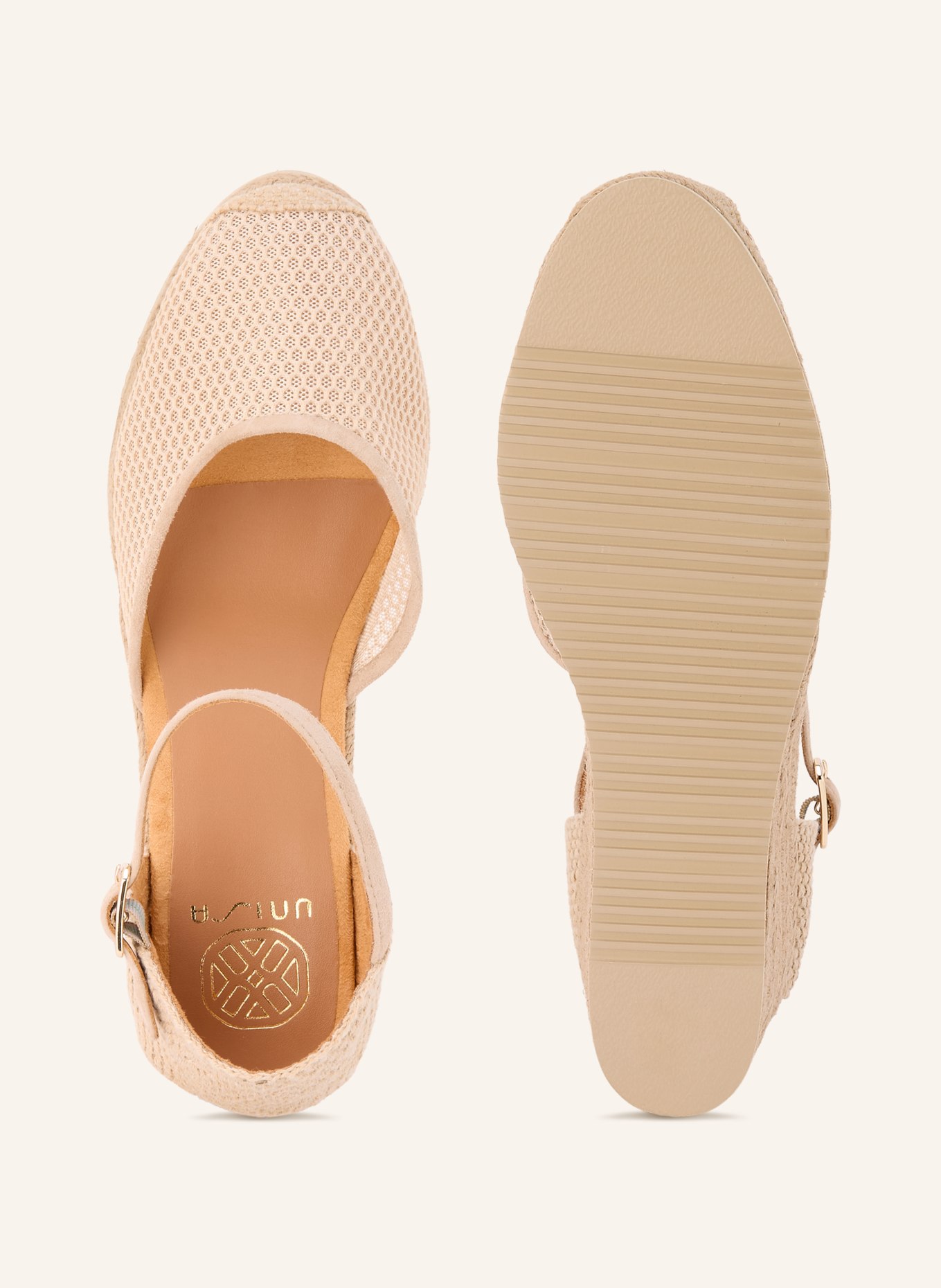 UNISA Sleehakken COREBO: BEIGE / LICHTBRUIN