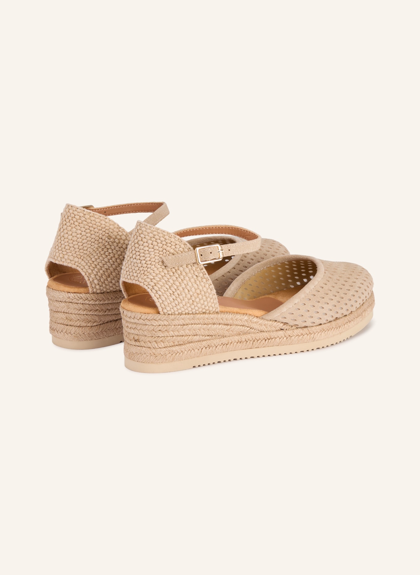 UNISA Klinowe CHASKA: BEŻOWY / ZŁOTY