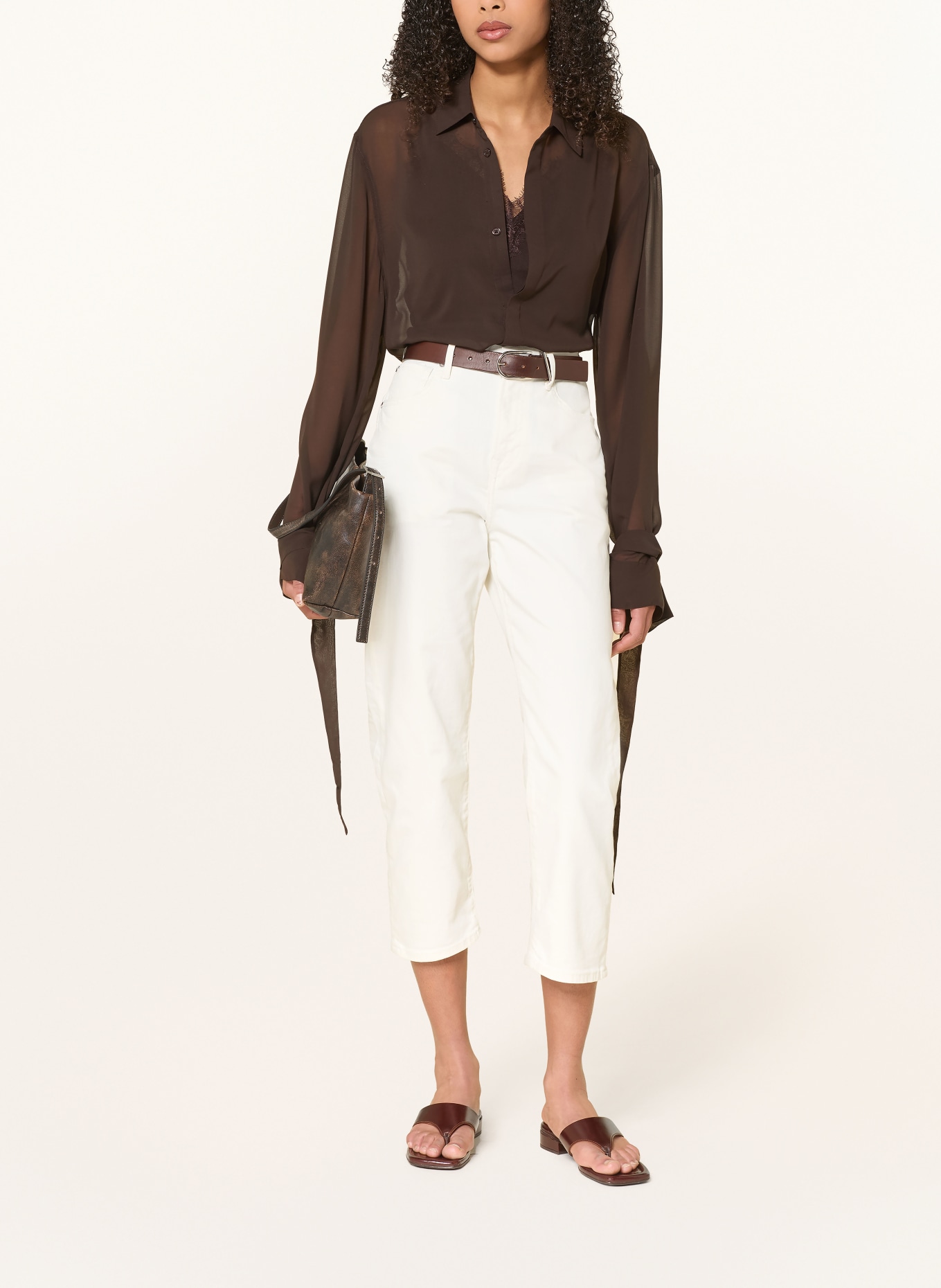 TRUE RELIGION Krótkie dżinsy HOPE: 1700 WHITE