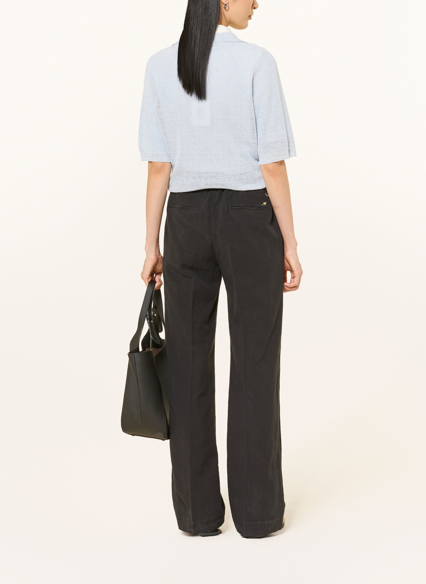 MASON'S Marlenehose NEW YORK: SCHWARZ