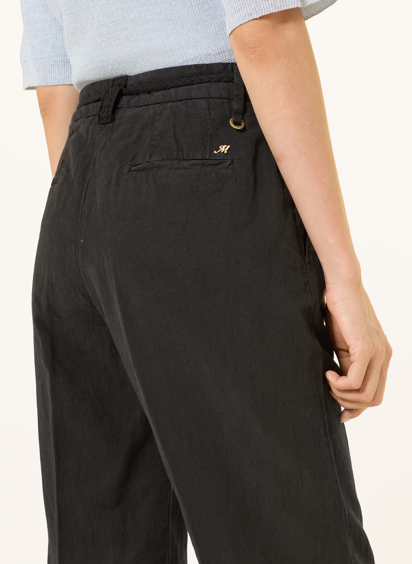 MASON'S Marlenehose NEW YORK: SCHWARZ