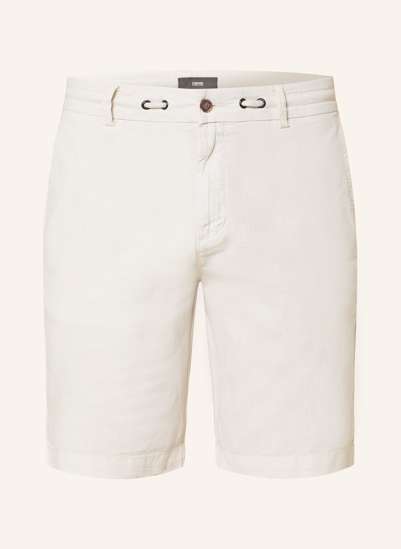 CINQUE CIJUNO Shorts with Linen: ECRU