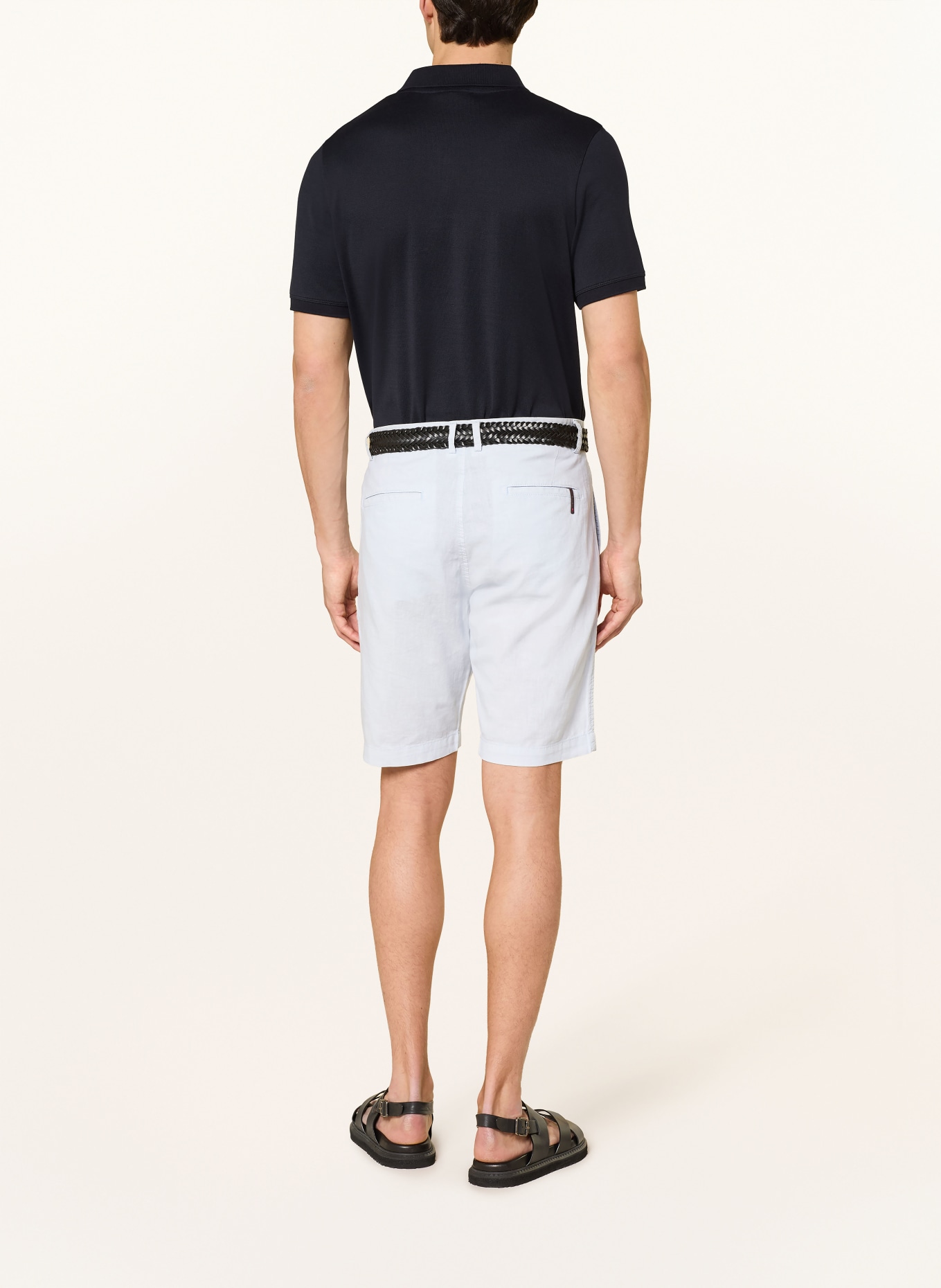 CINQUE Shorts CIJUNO mit Leinen: HELLBLAU