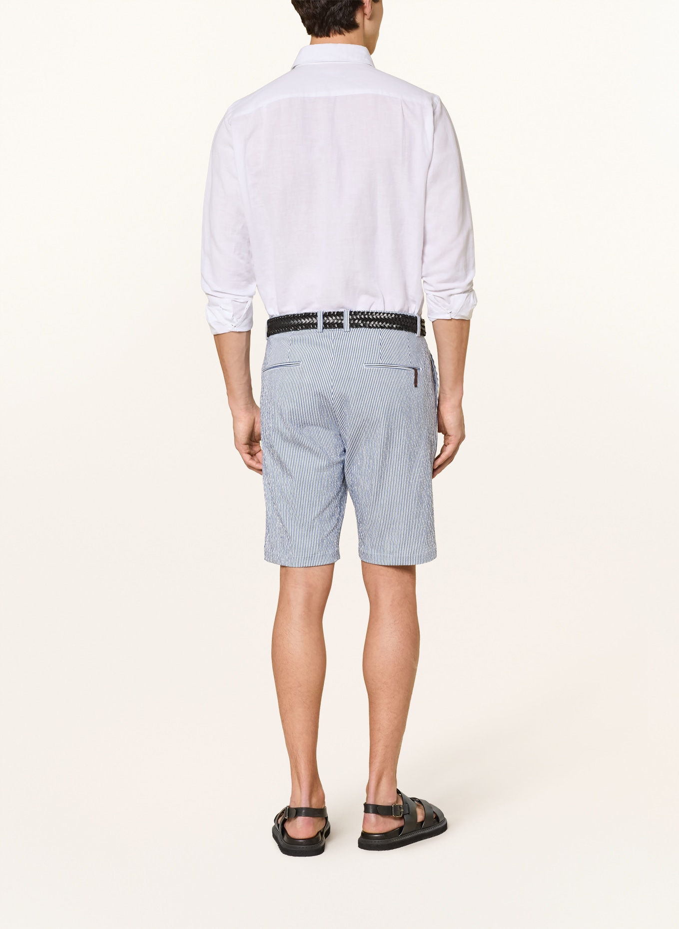 CINQUE CIBEPPE shorts: DARK BLUE / WHITE