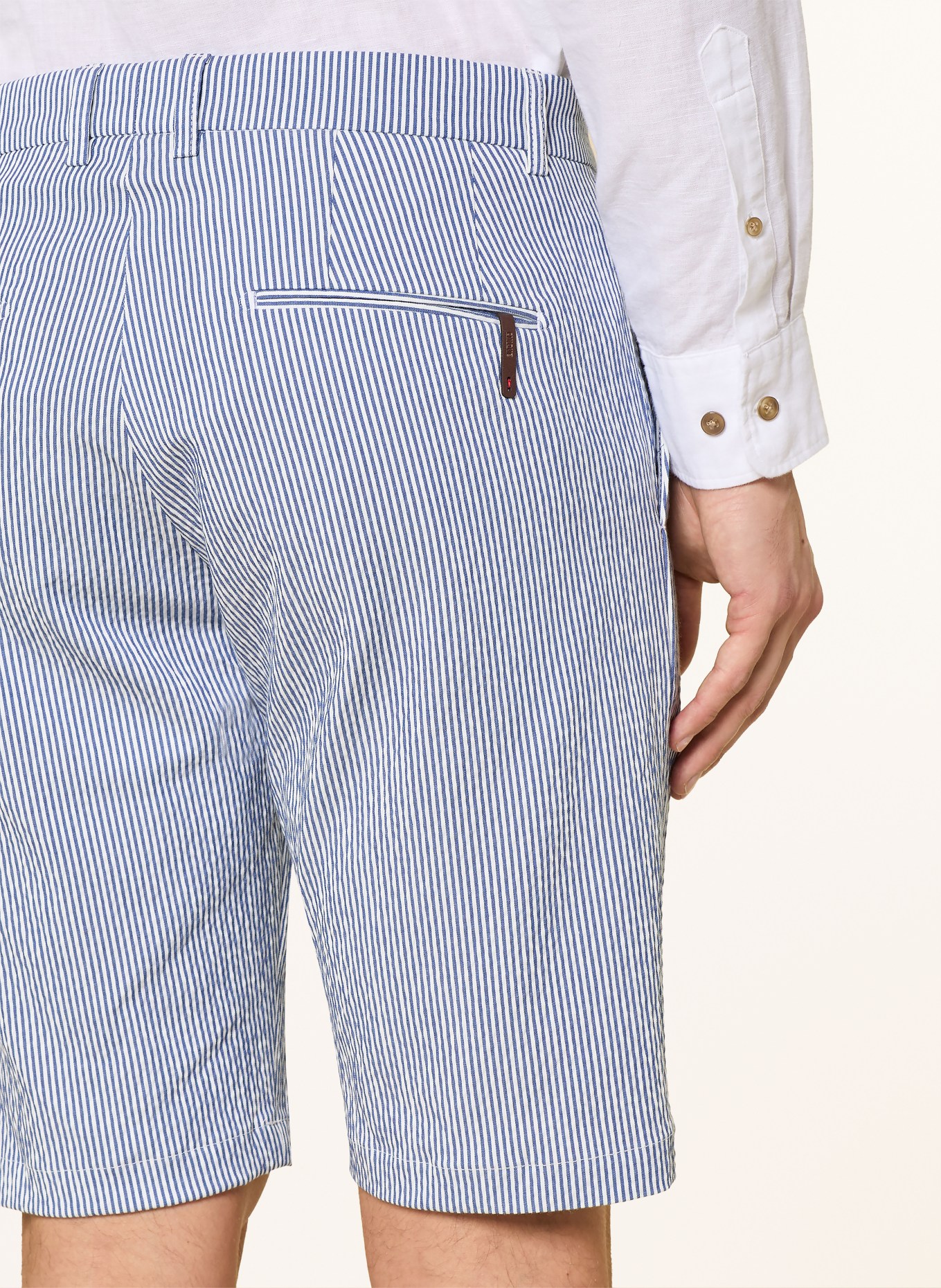 CINQUE CIBEPPE shorts: DARK BLUE / WHITE