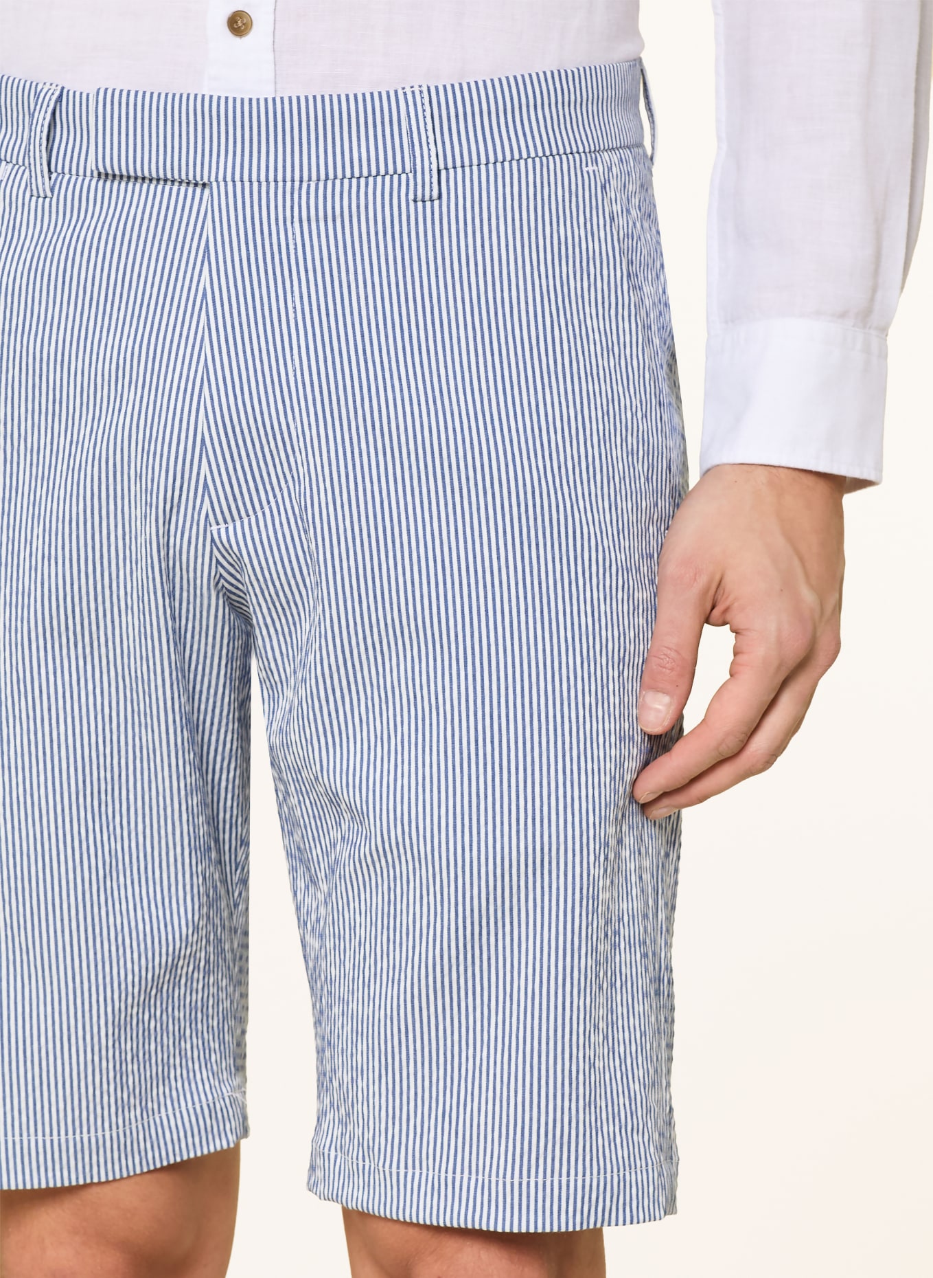 CINQUE CIBEPPE shorts: DARK BLUE / WHITE