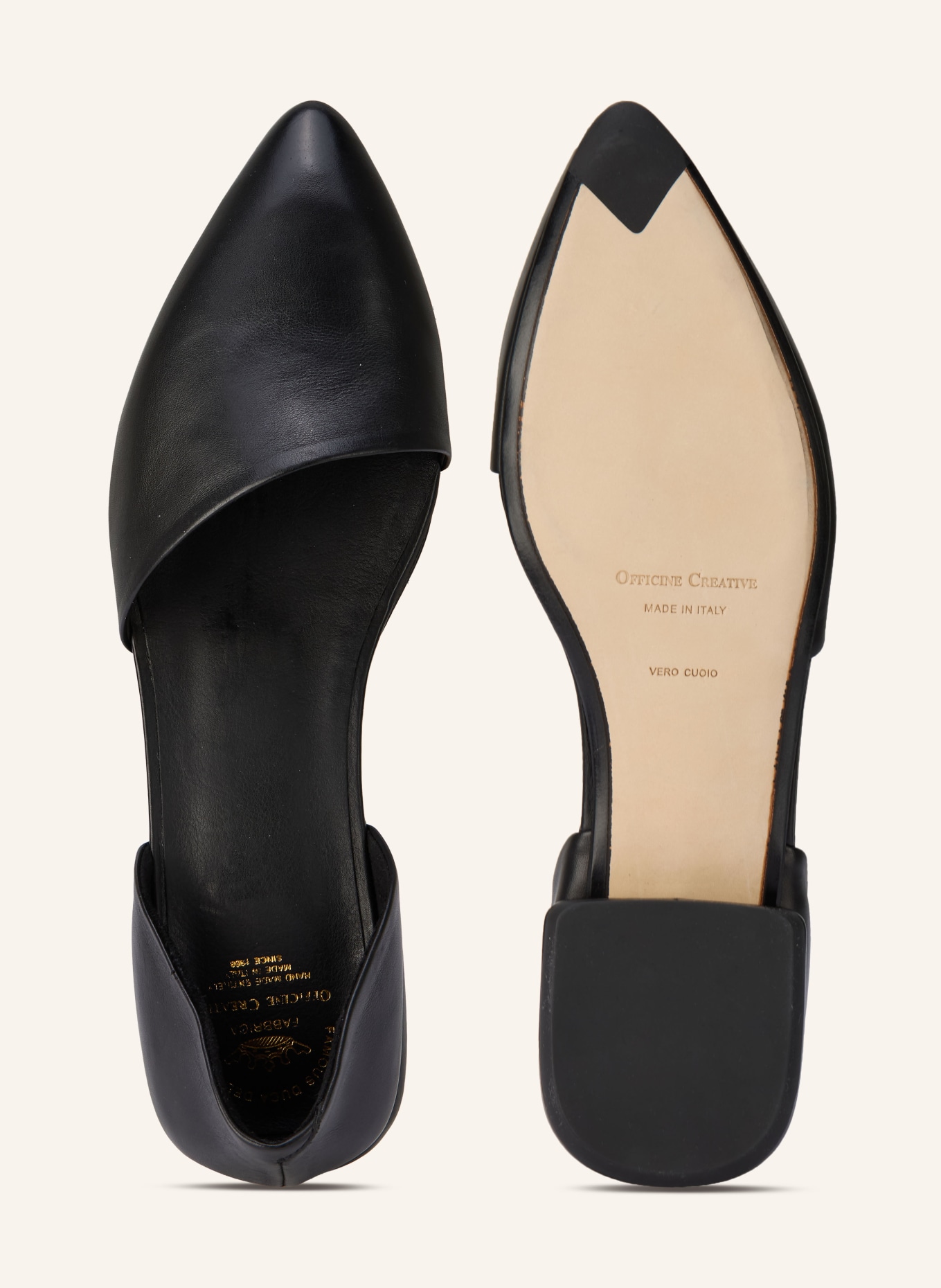 OFFICINE CREATIVE Ballerinas SUE/002: SCHWARZ