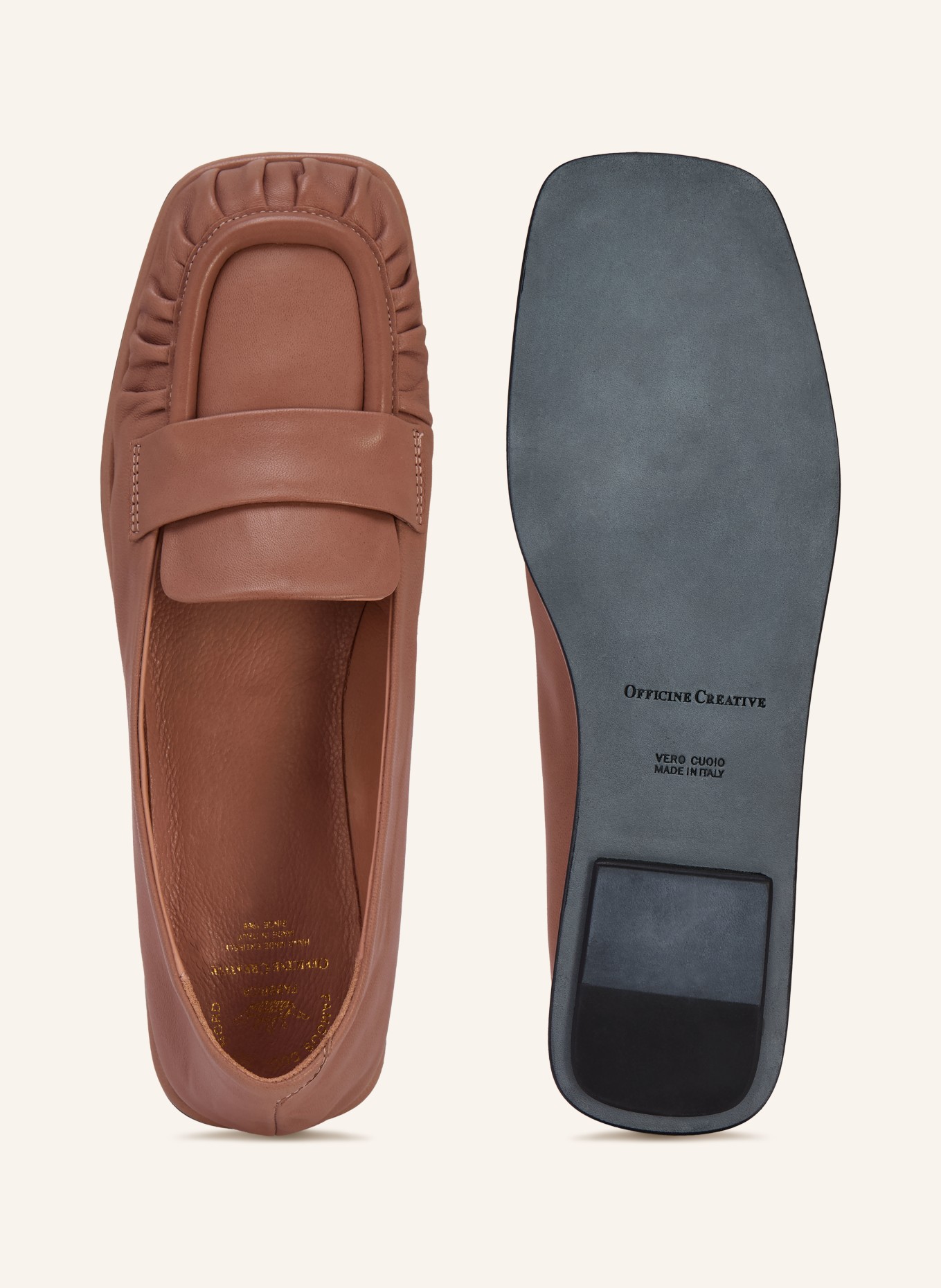 OFFICINE CREATIVE Mocassins CLOVER: VIEUX ROSE