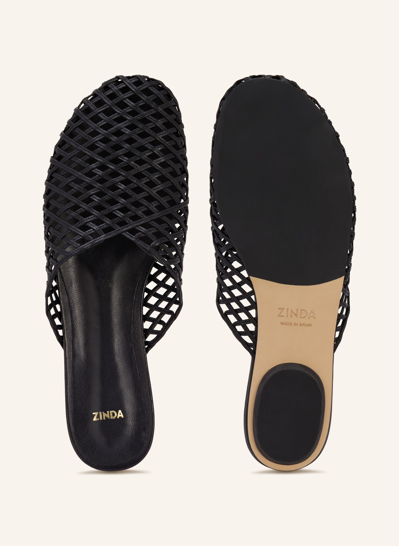 ZINDA Mules ELSA: NOIR