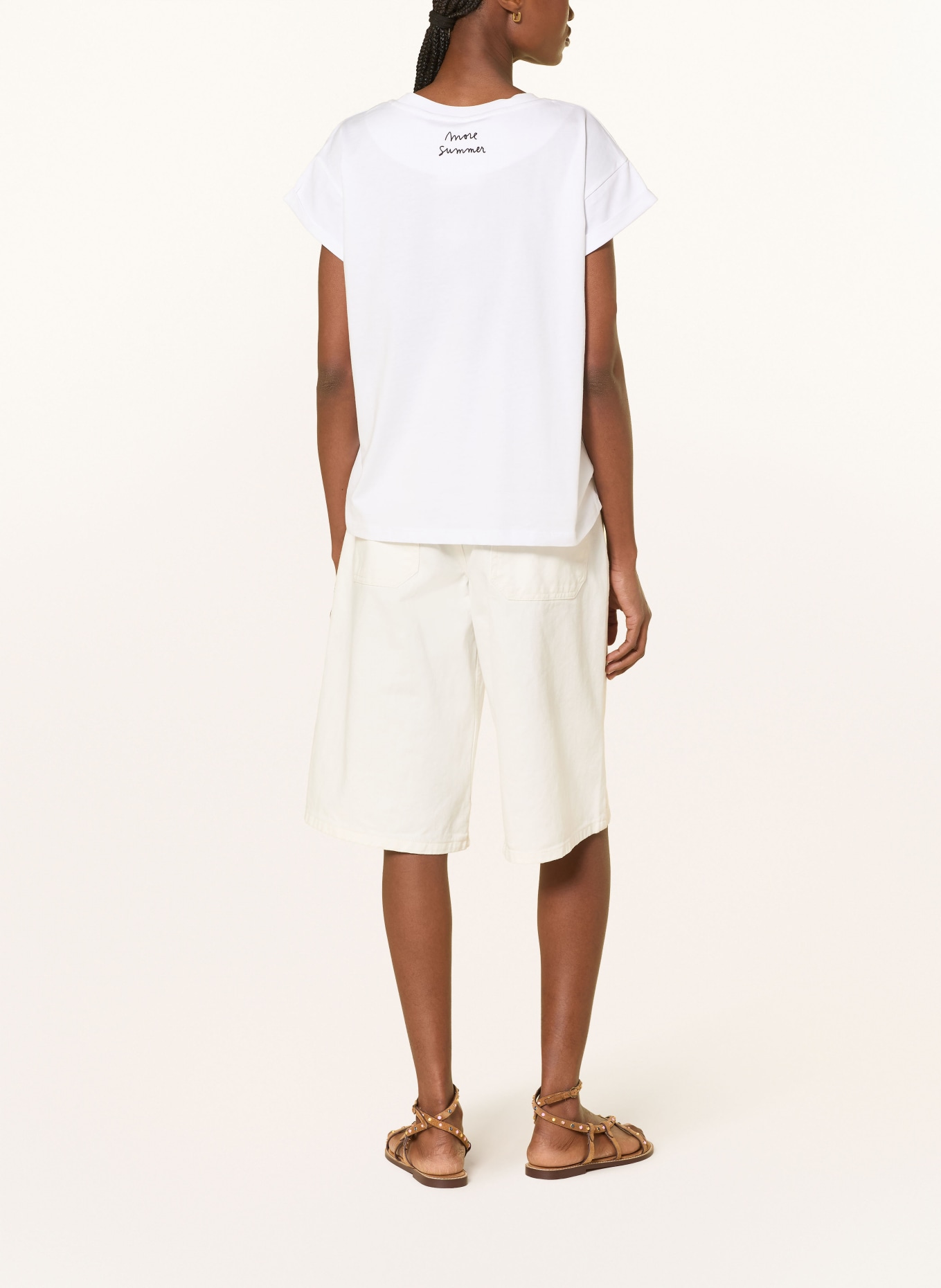 kera till T-shirt VROUW IN JURK: WIT