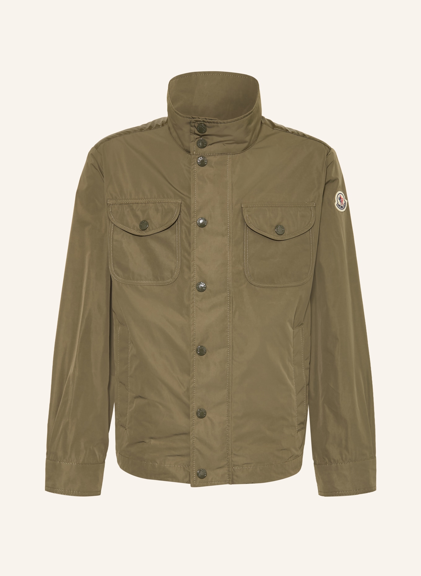 MONCLER enfant Veste imperméable en mélange de matières: KAKI