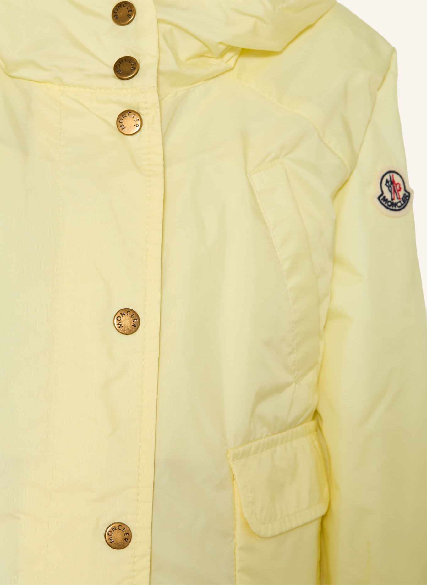 MONCLER enfant Veste SUHER: JAUNE CLAIR